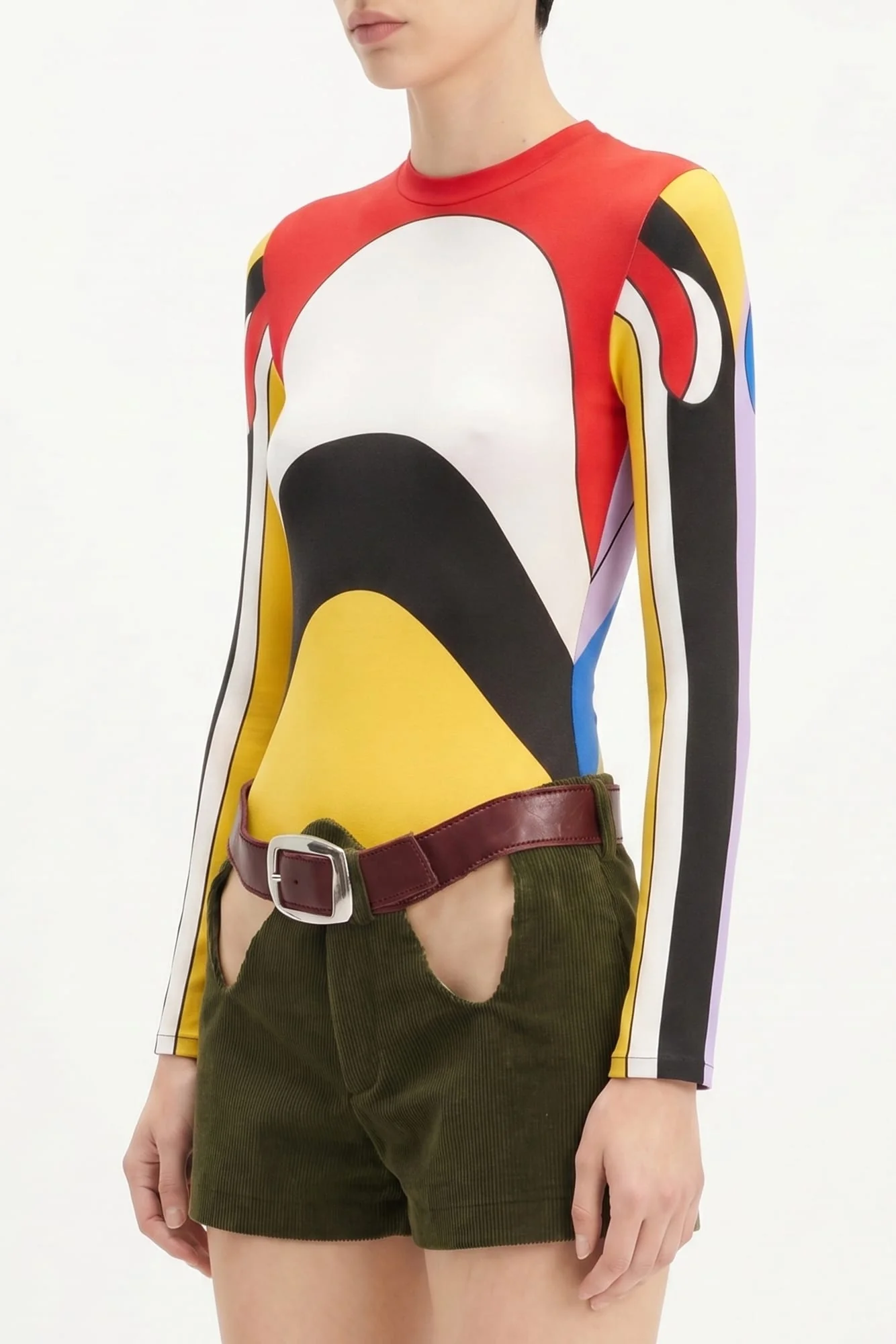 Jean Paul Gaultier Body Map Printed Long Sleeve Top SS26 - Image 2