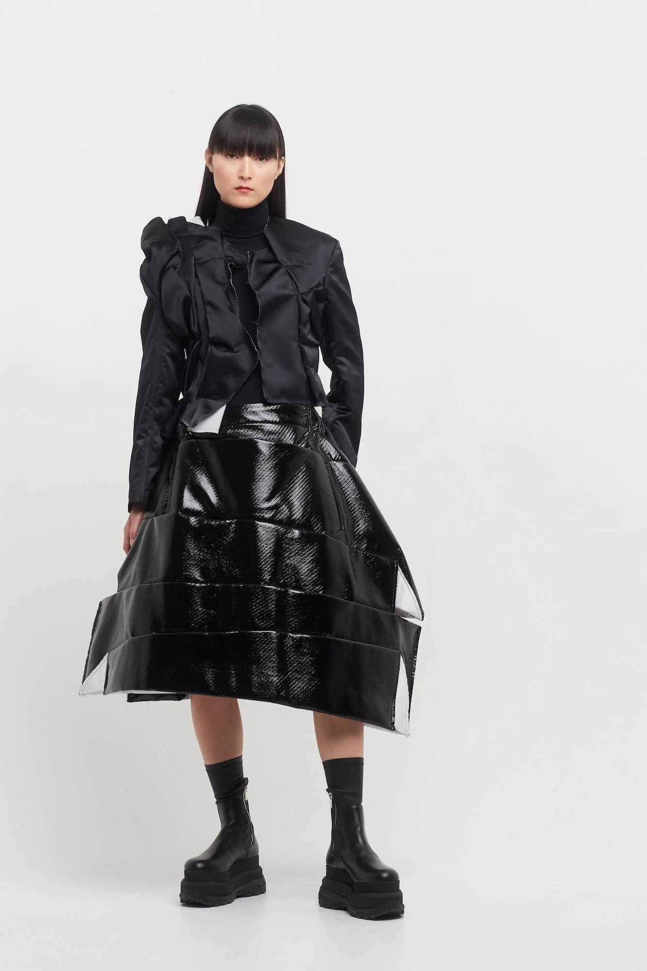 Comme des Garçons Folded Skirt - Image 4