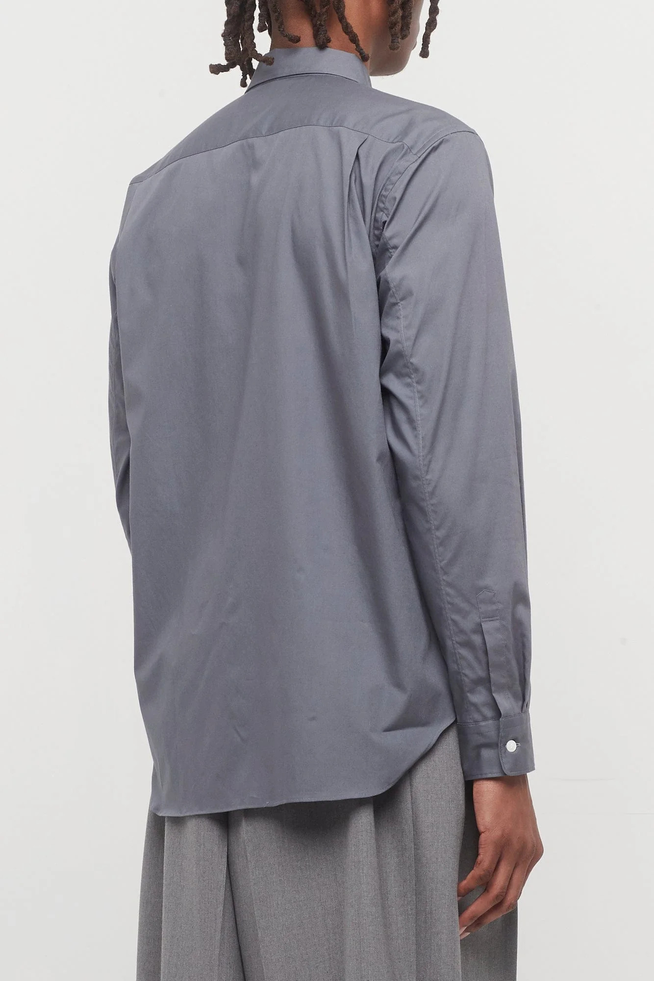 Comme Des Garçons Homme Plus Suiting Button Down in Grey - Image 3