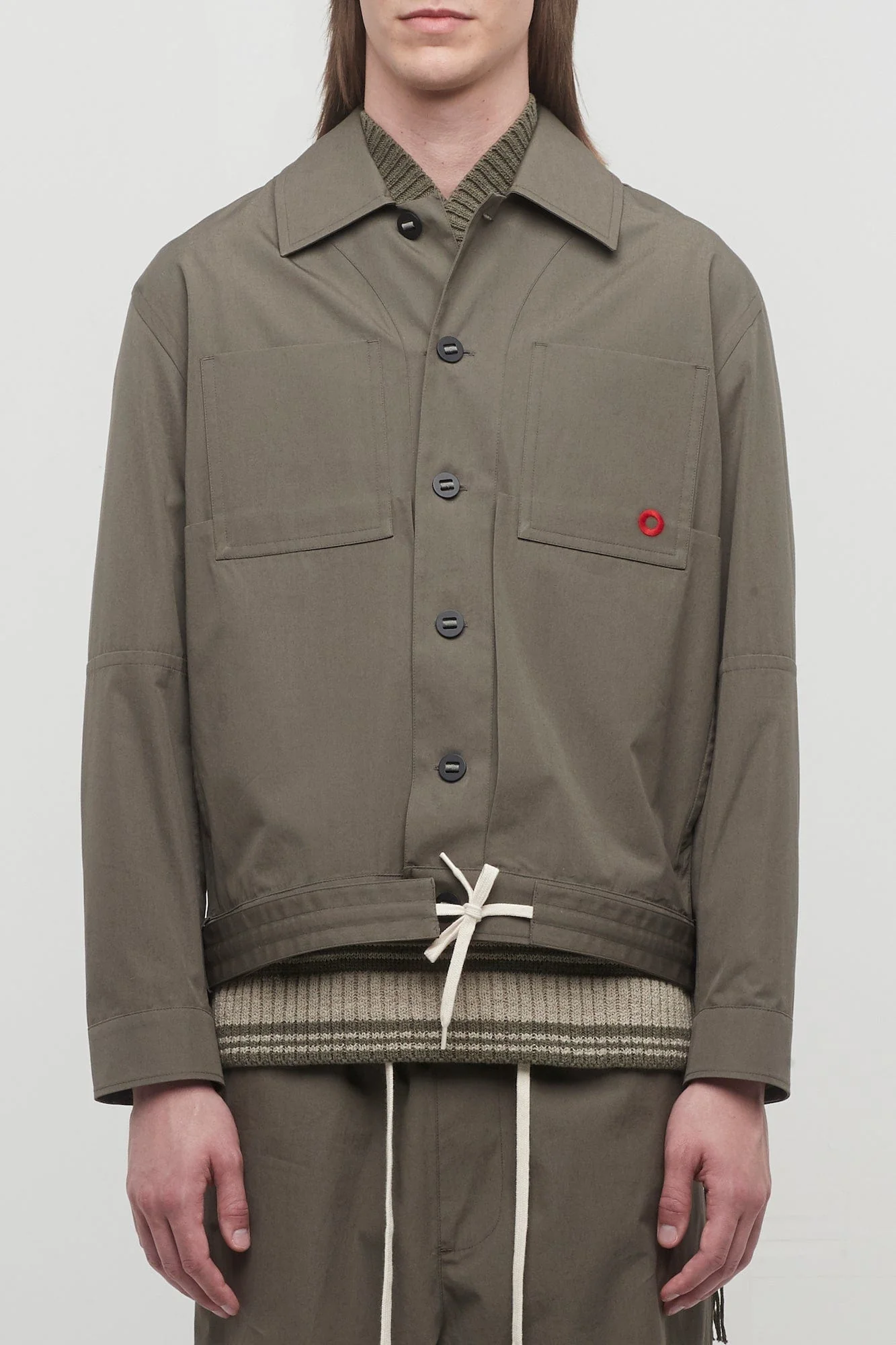 Craig Green Circle Worker Jacket in Olive