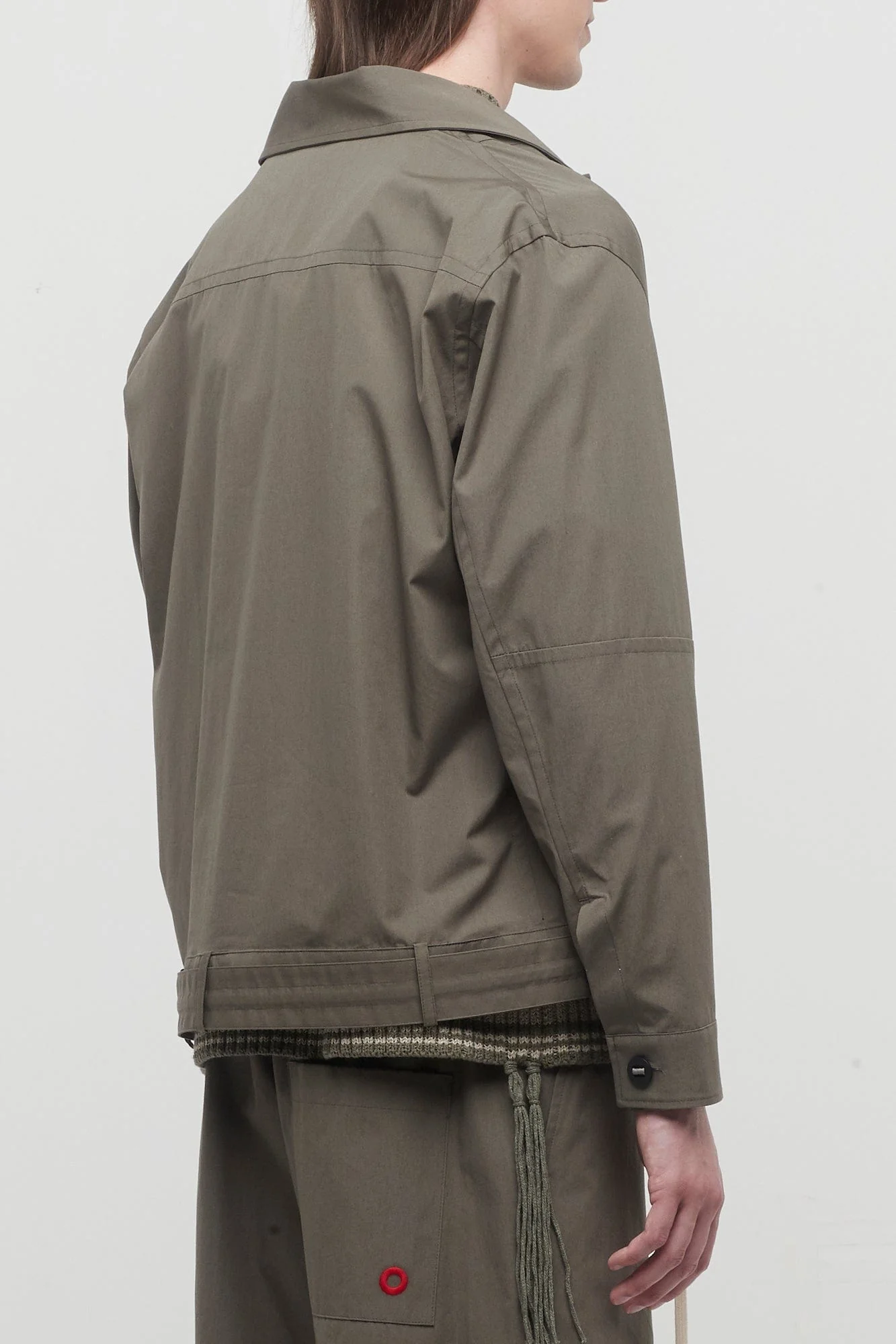Craig Green Circle Worker Jacket in Olive - Image 3