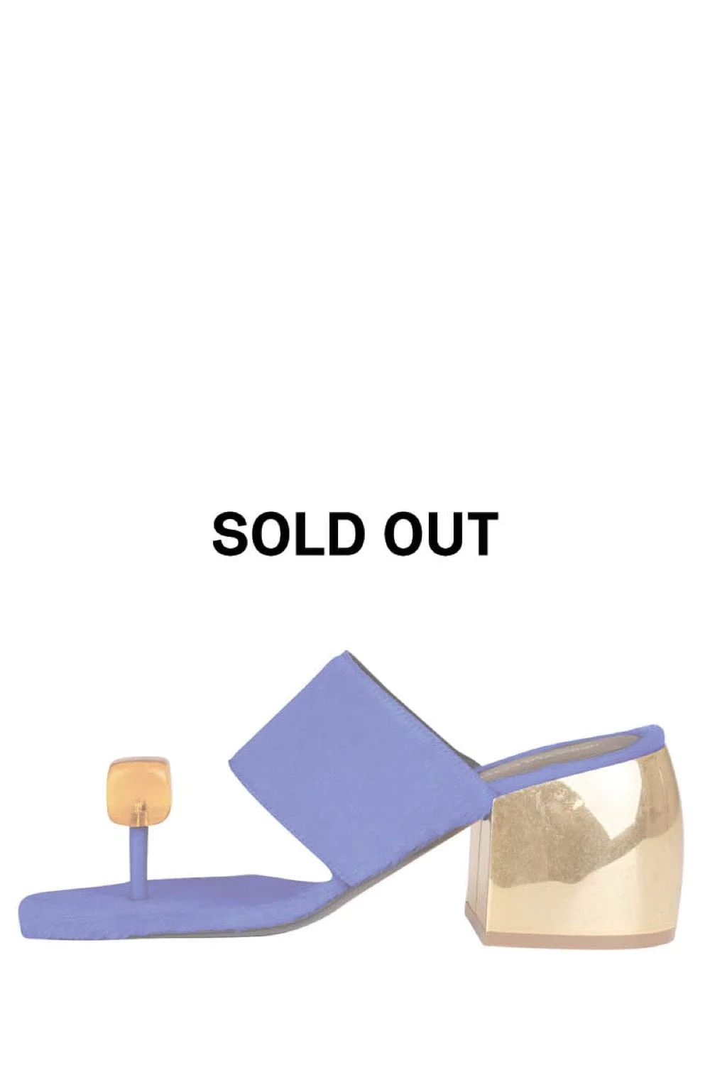 Dries Van Noten Electric Blue Metallic Heel