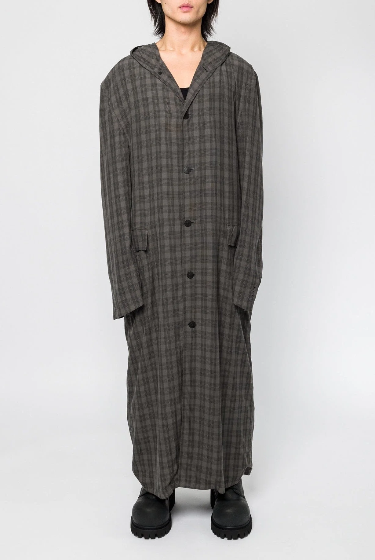 Balenciaga Fluid Prince of Wales Coat