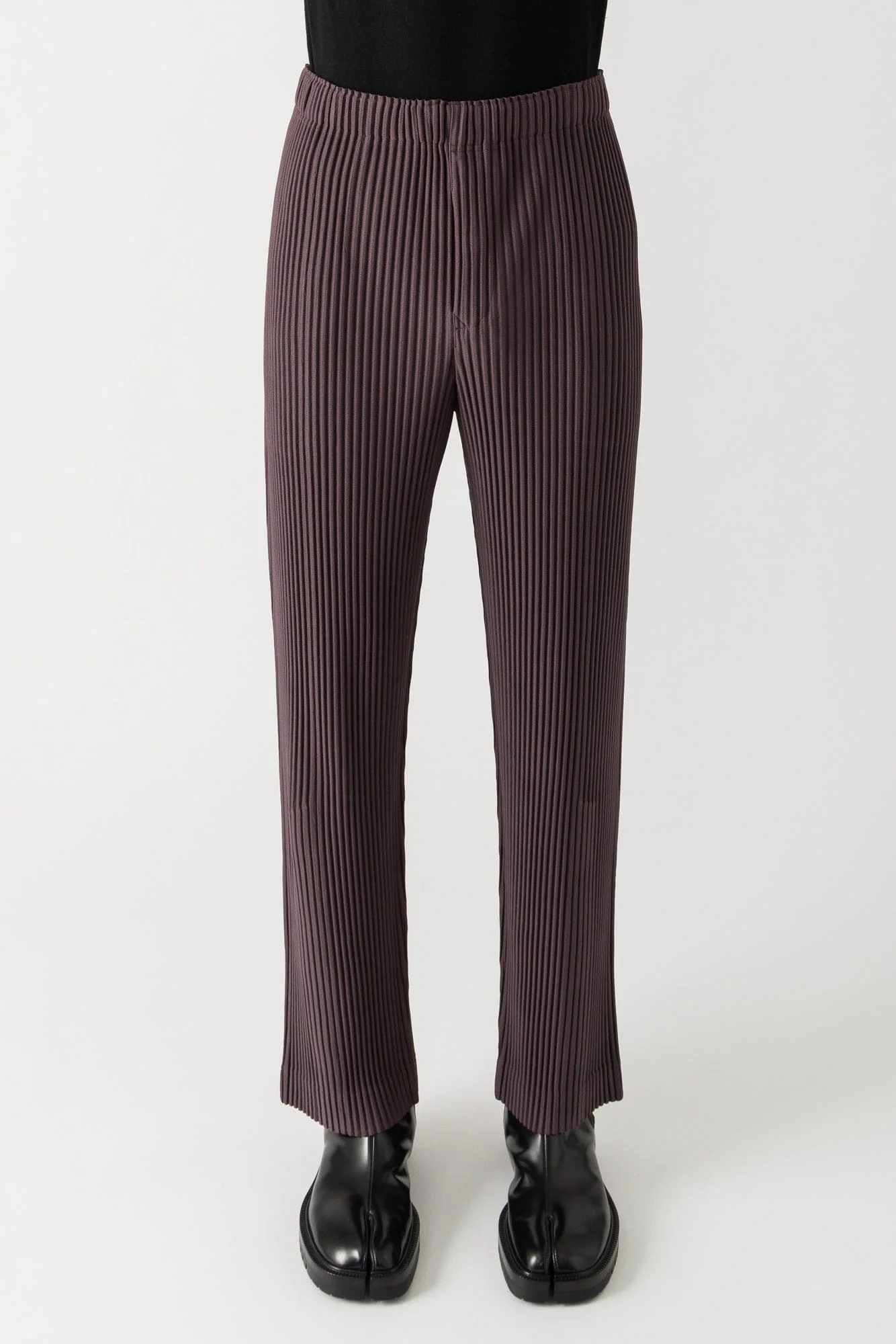 Homme Plissé Issey Miyake RB Color Palette Trousers in Plum Violet