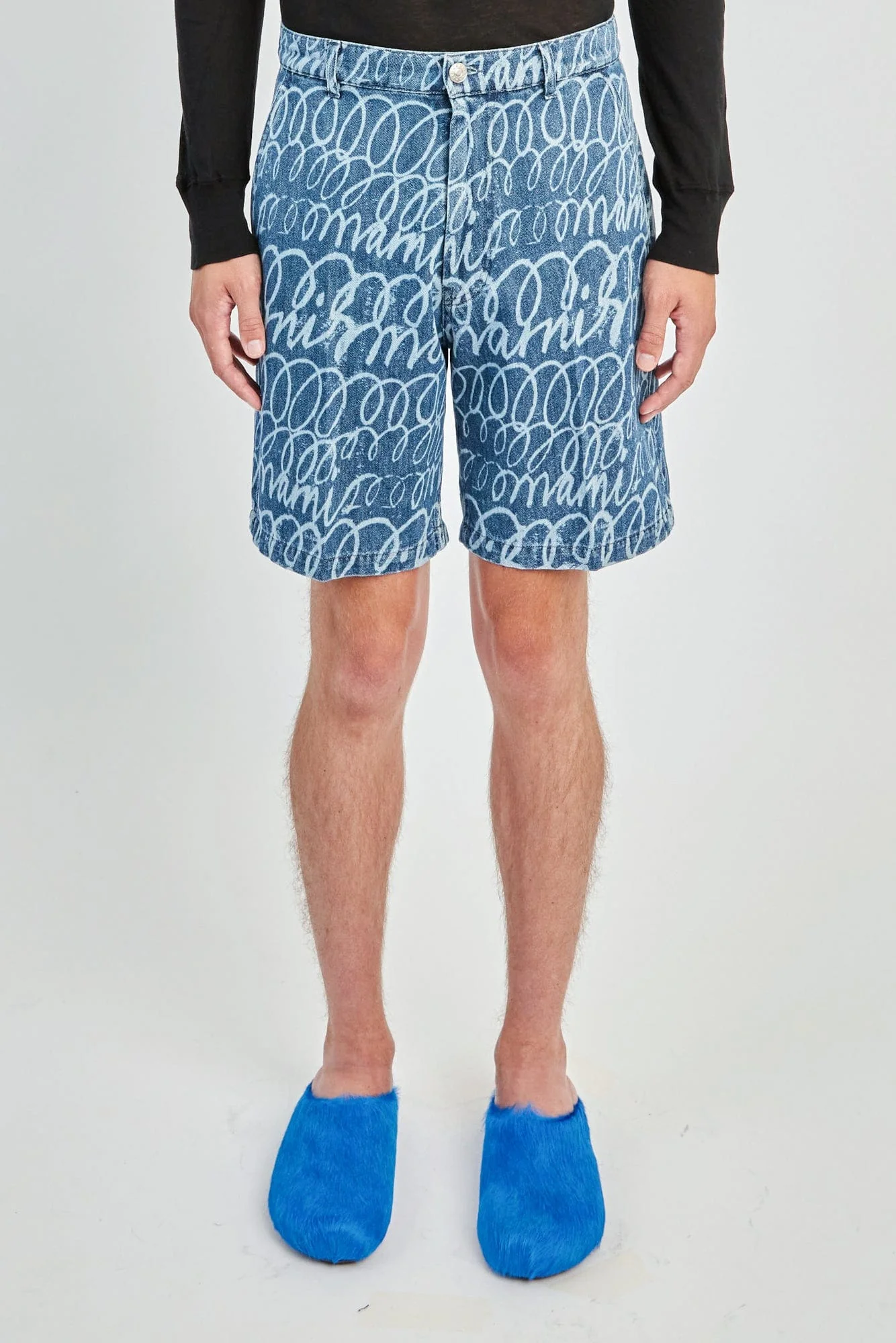 Marni All Over Scribble Shorts