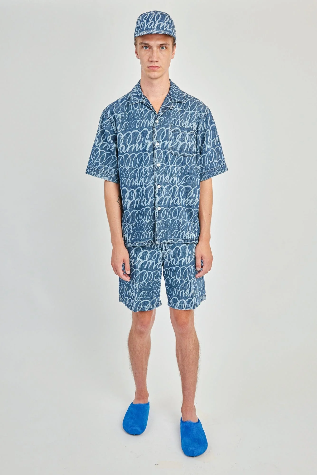 Marni All Over Scribble Shorts - Image 4