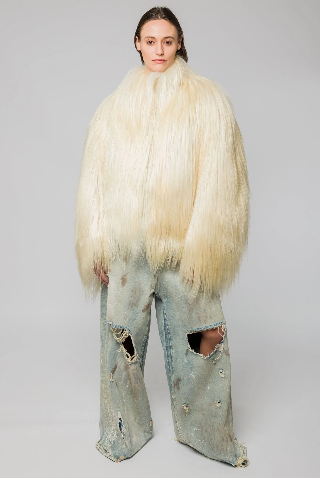 Marni Long Haired Zip Up Jacket - Image 4