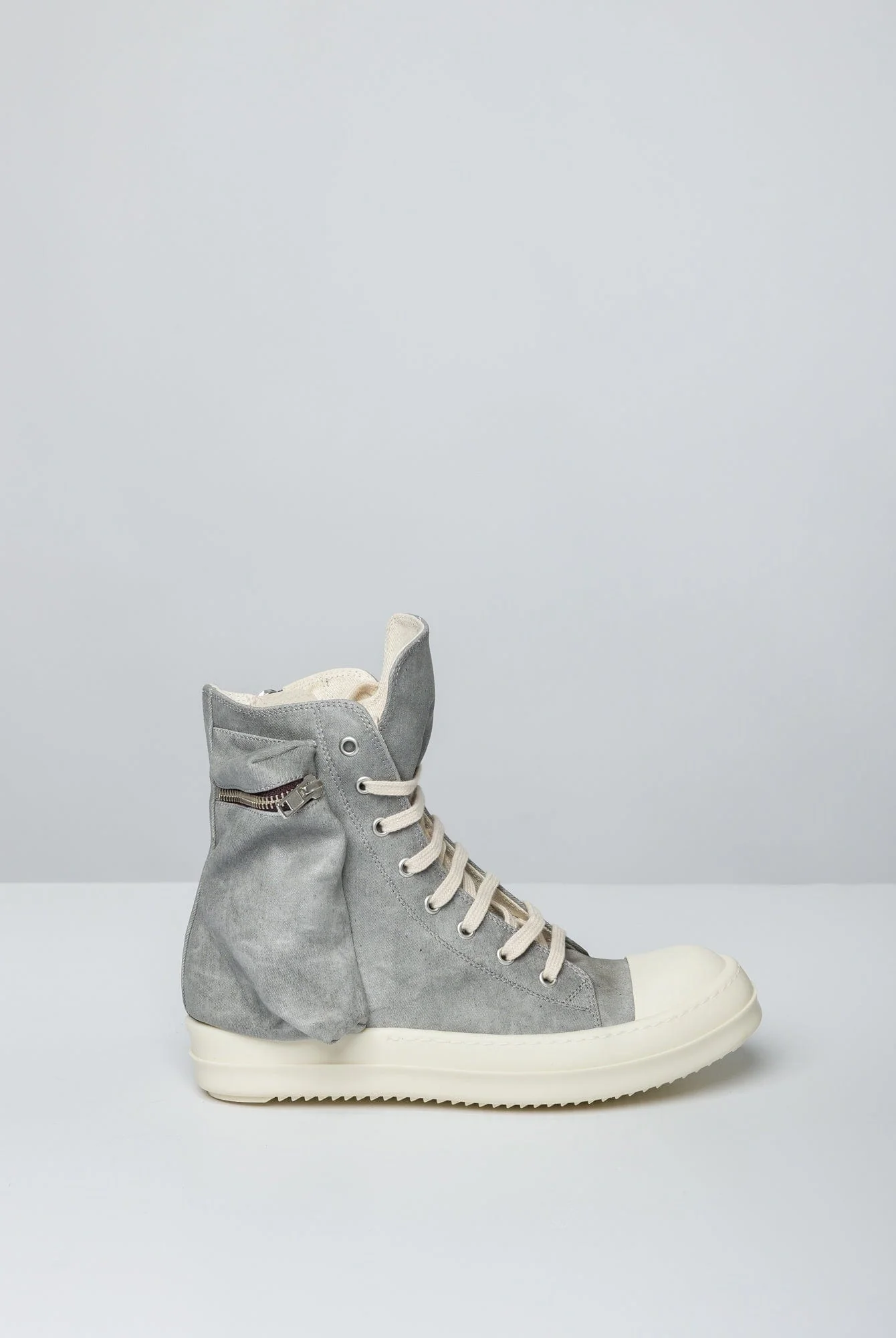 Rick Owens DRKSHDW Men's Cargo Sneaks in Pearl
