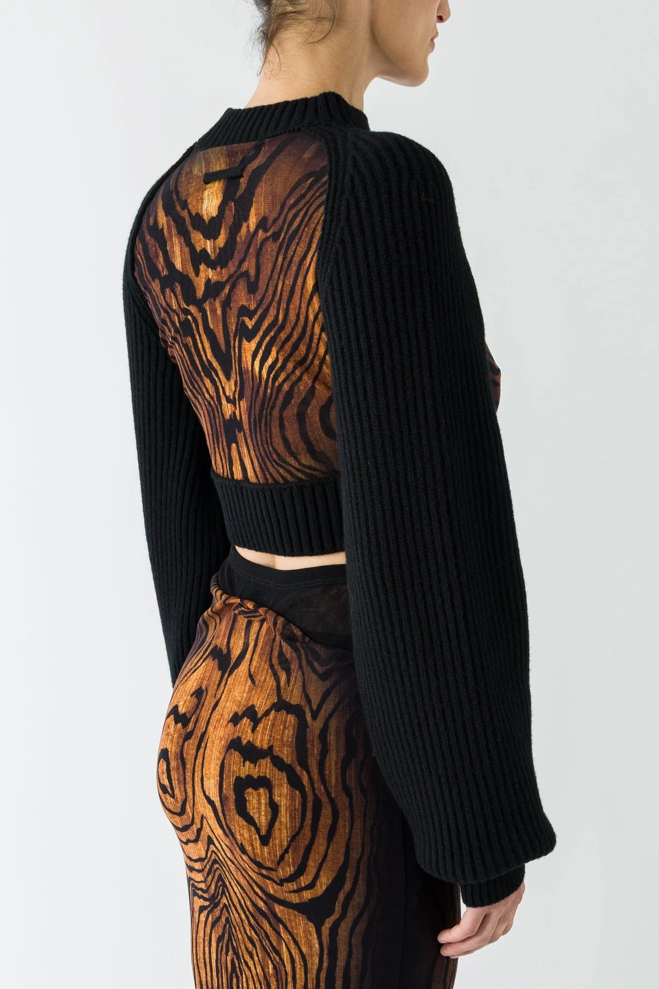 Jean Paul Gaultier Printed Mesh Sweater - Image 3