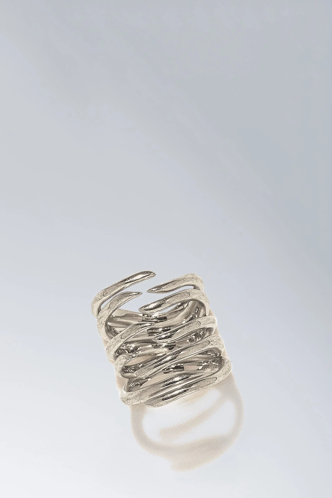 Panconesi Ritorto Ring In Silver - Image 2