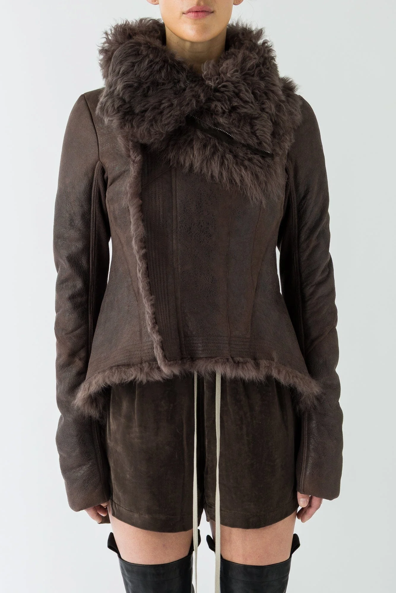 Rick Owens Naska Shearling Jacket