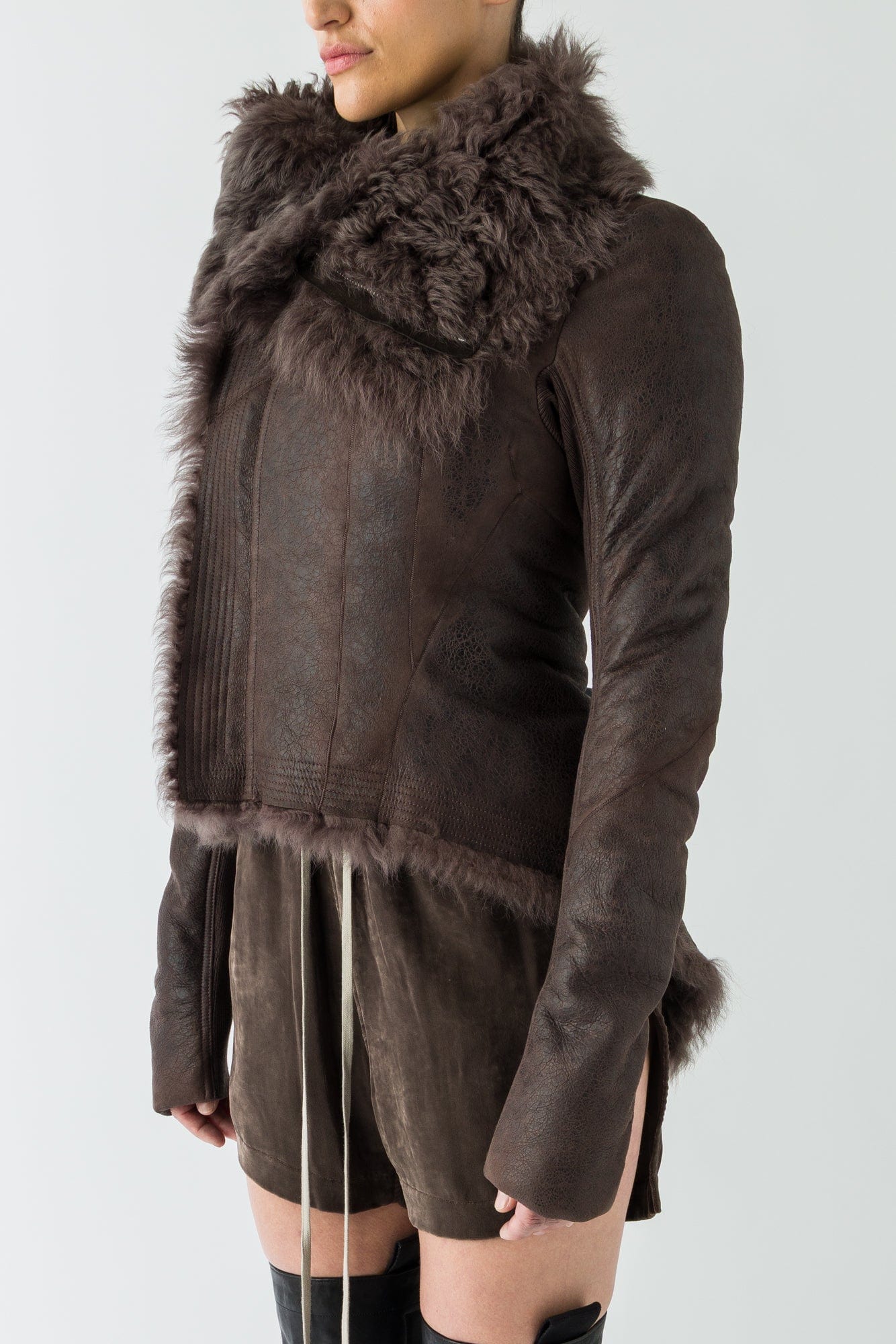 Rick Owens Naska Shearling Jacket - Image 2