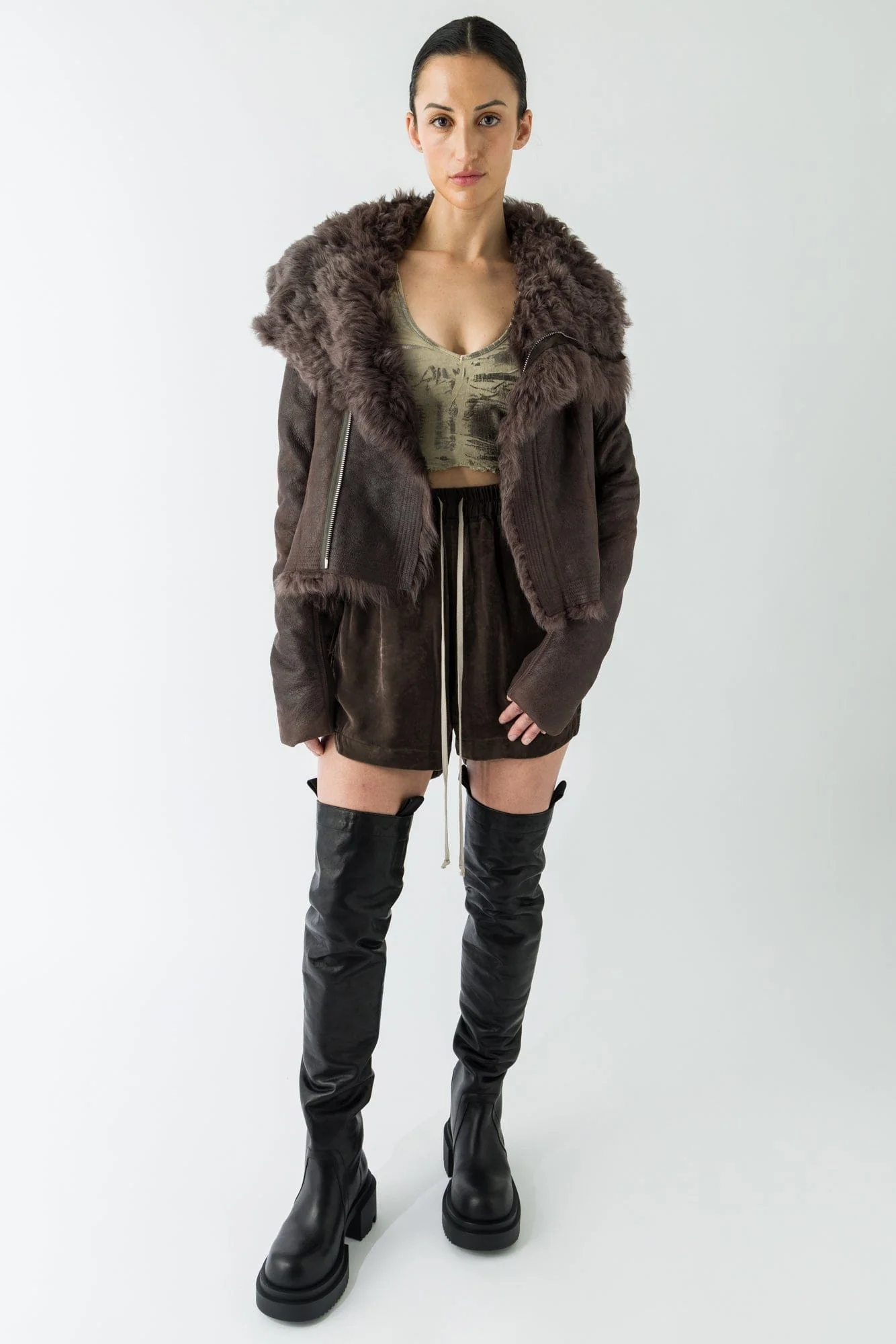 Rick Owens Naska Shearling Jacket - Image 4