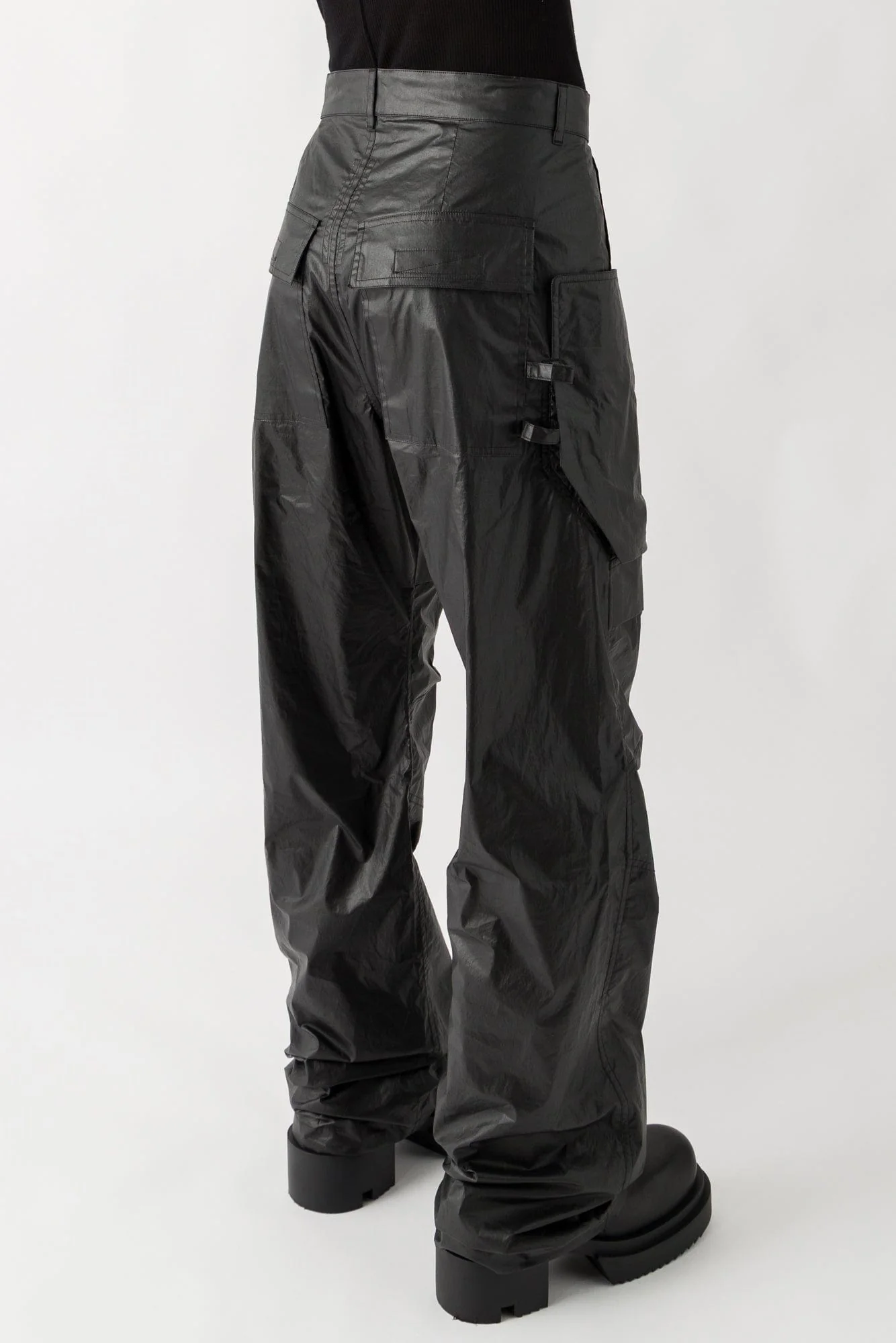 Rick Owens Stefan Cargo in Black - Image 3