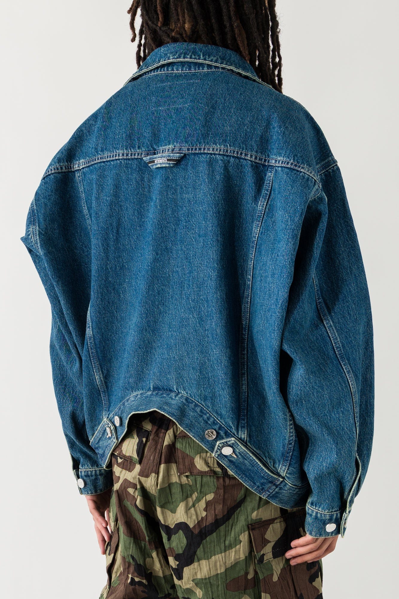 Vetements Upside Down Denim Jacket - Image 4