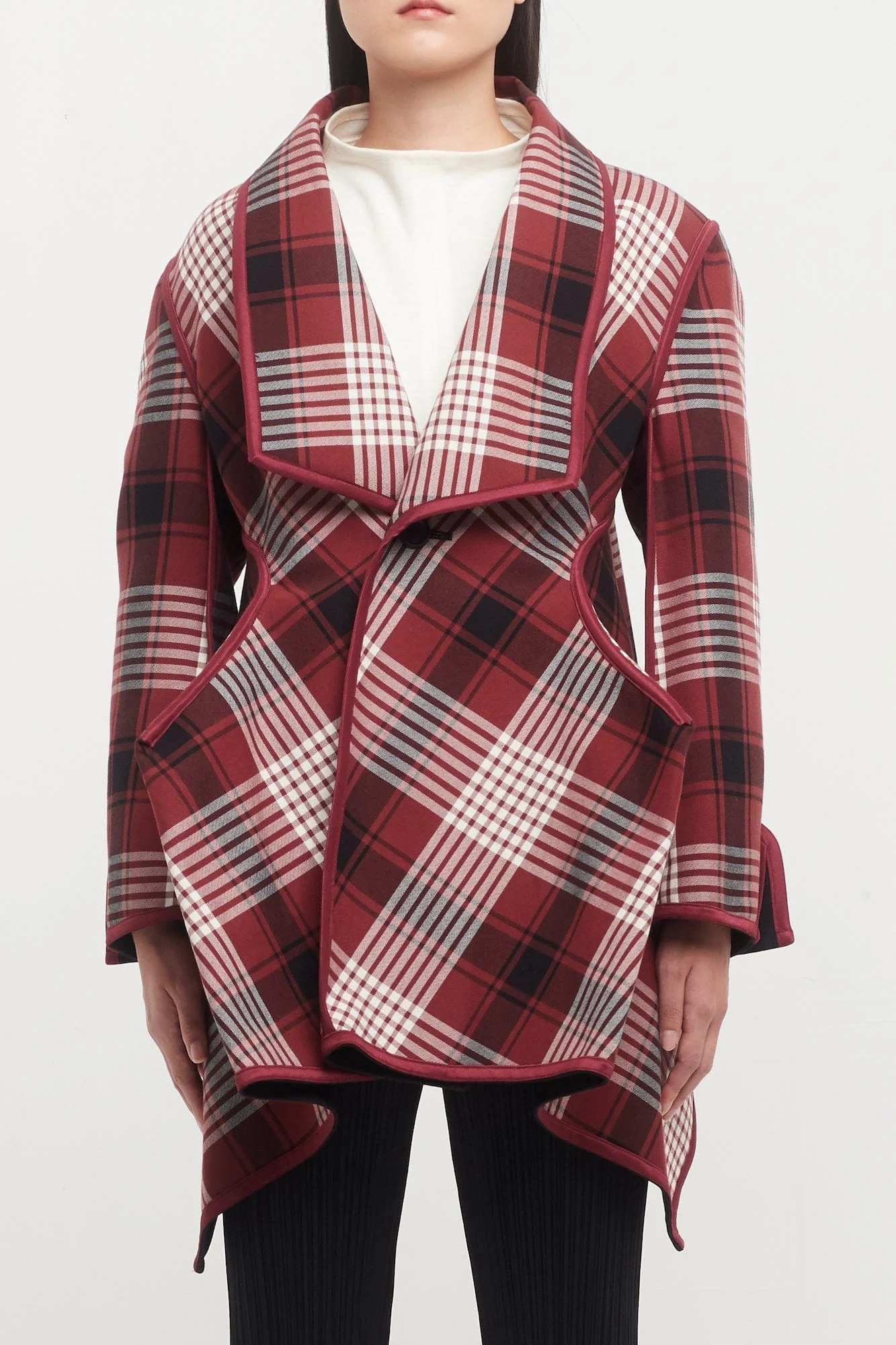 Issey Miyake Counterpoint Check Jacket