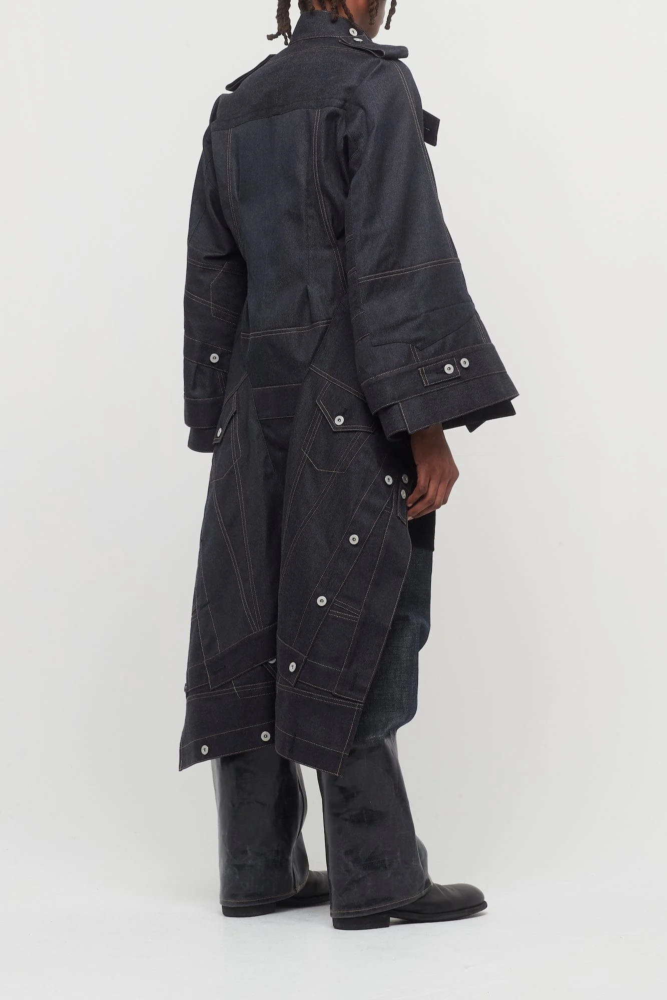 Junya Watanabe MAN Denim Captain Coat - Image 3