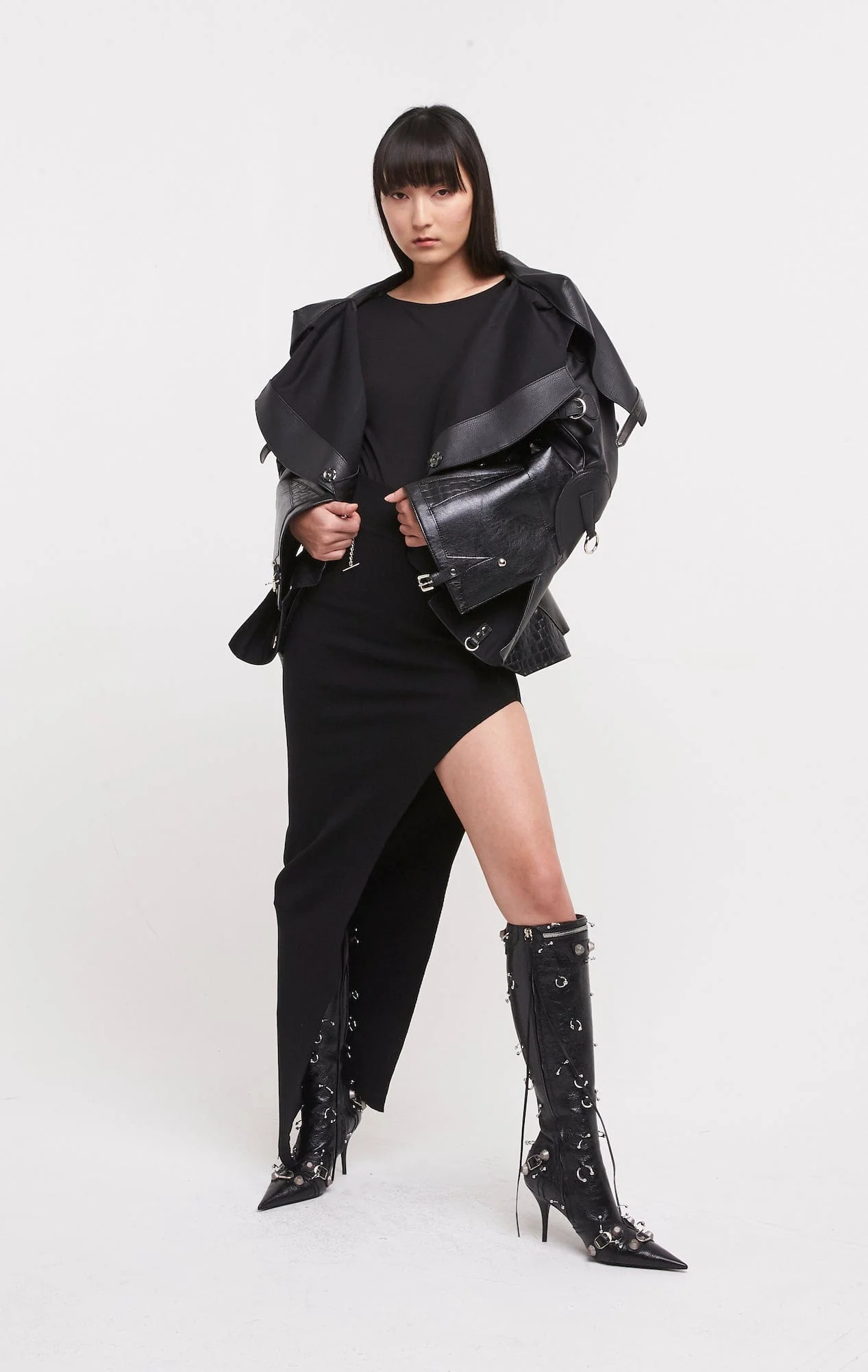 Junya Watanabe Runway Deconstructed Biker Jacket - Image 4