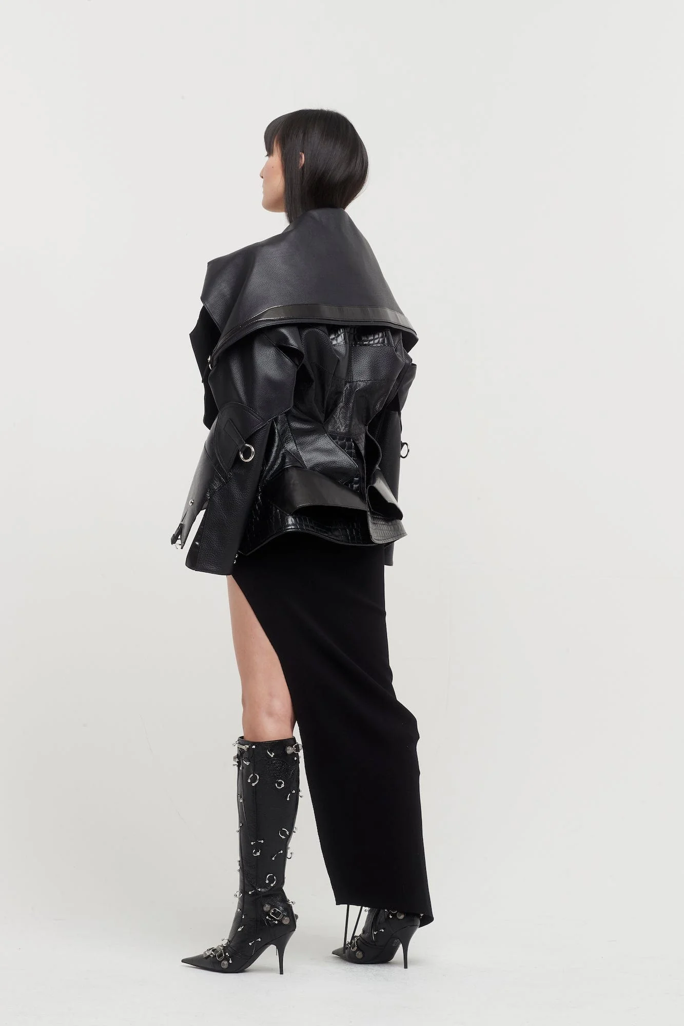 Junya Watanabe Runway Deconstructed Biker Jacket - Image 6