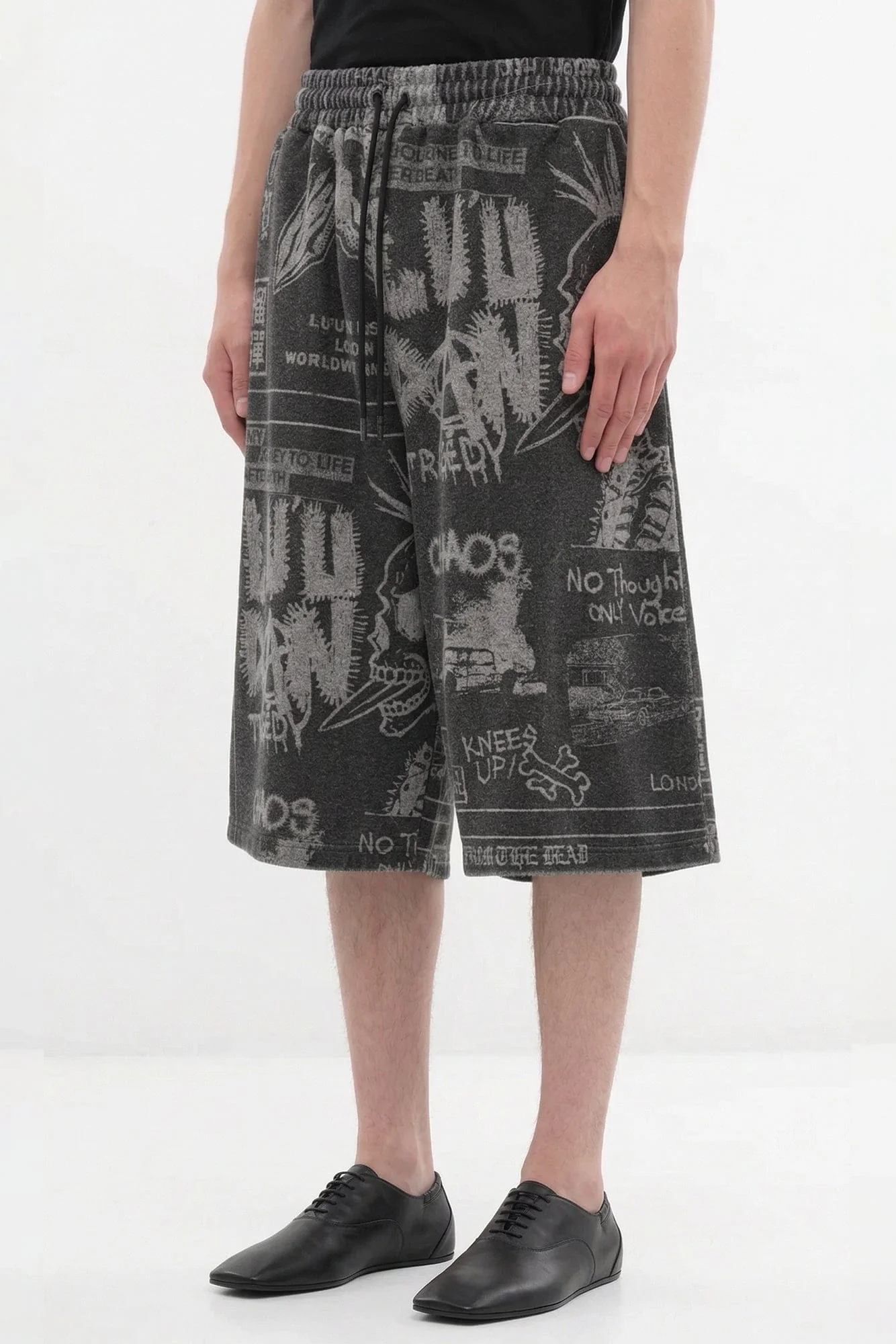 Lu'u Dan Bball Shorts in Punk Flyer - Image 2