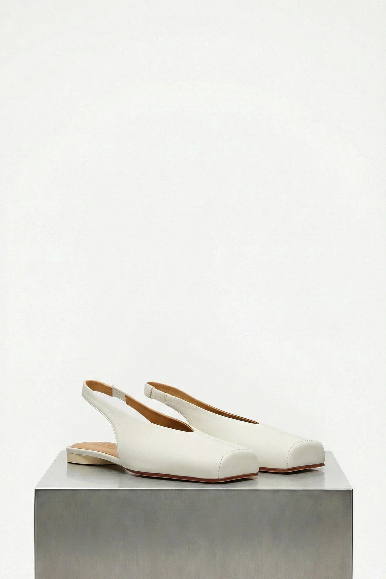 MM6 Slippers in White - Image 2