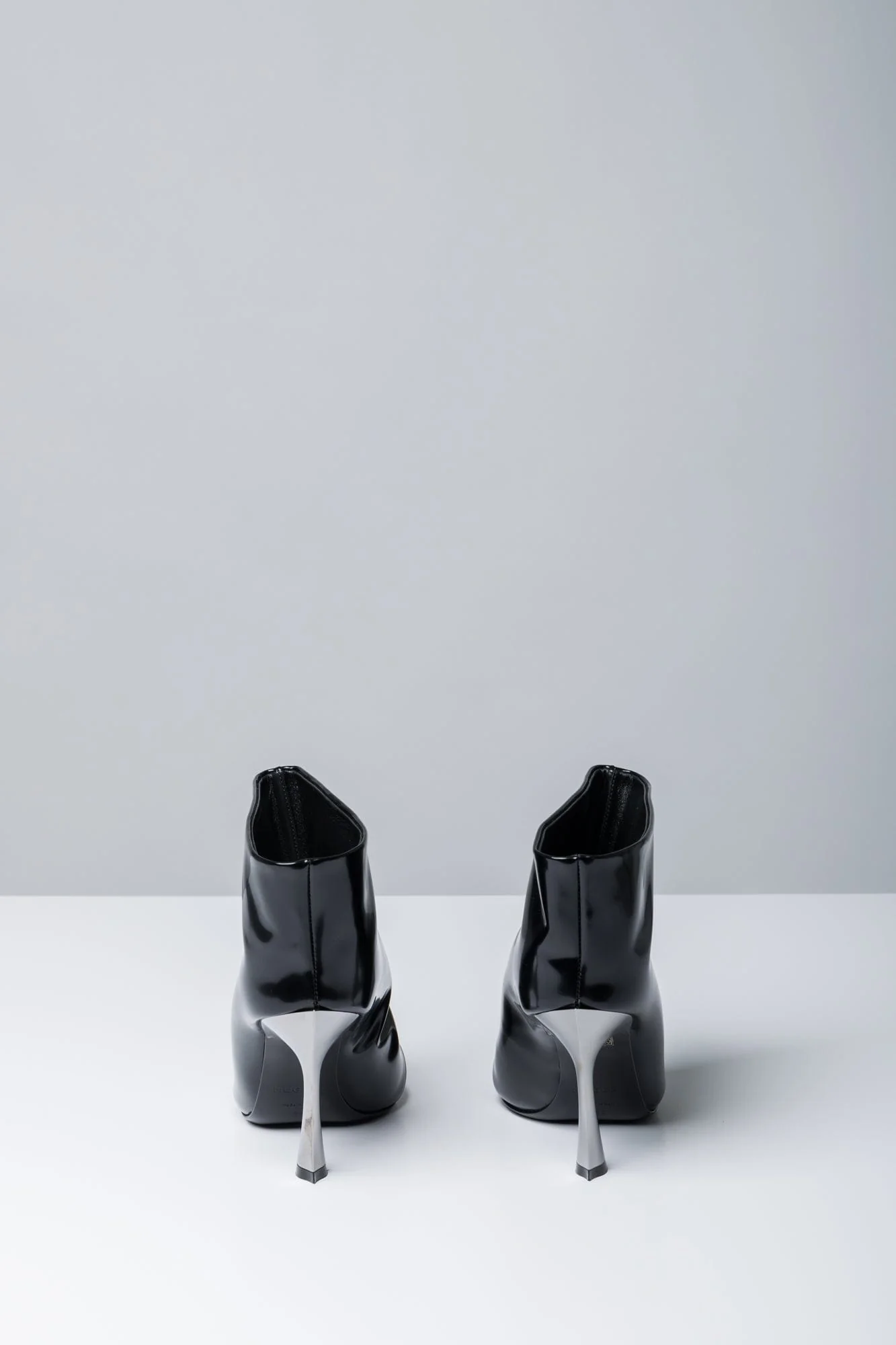 Mugler Ankle Boot in Black Brushed Calf - Image 5