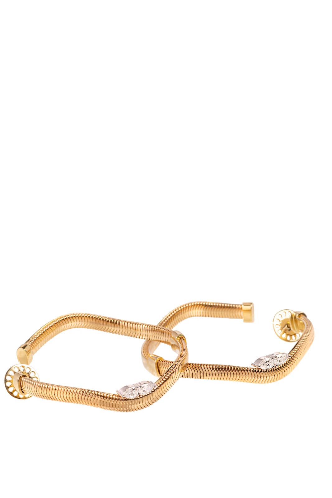 Nikos Koulis Feelings Earrings With White Diamonds - Image 3