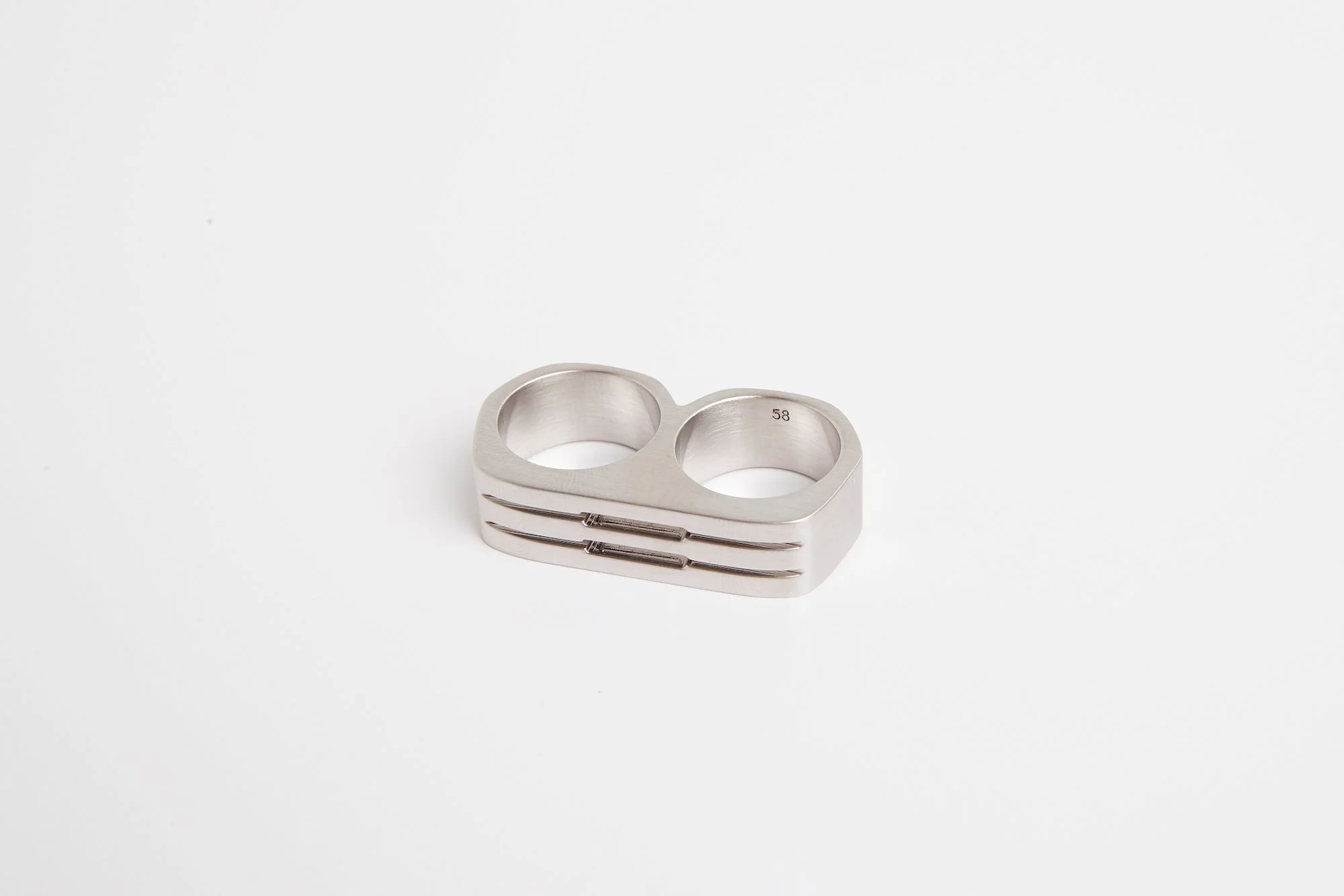 Rick Owens Double Grill Ring - Image 2