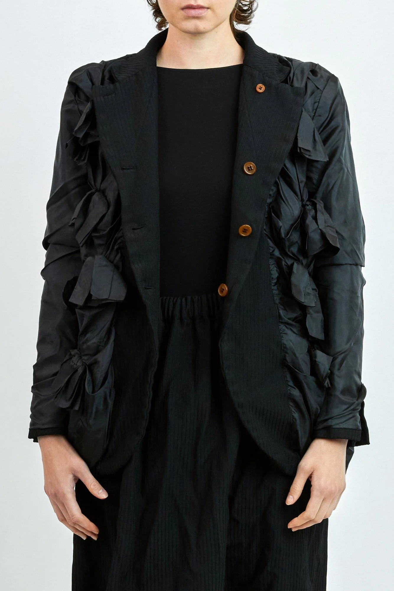 Comme Des Garçons Bow Ruched Jacket - Image 5