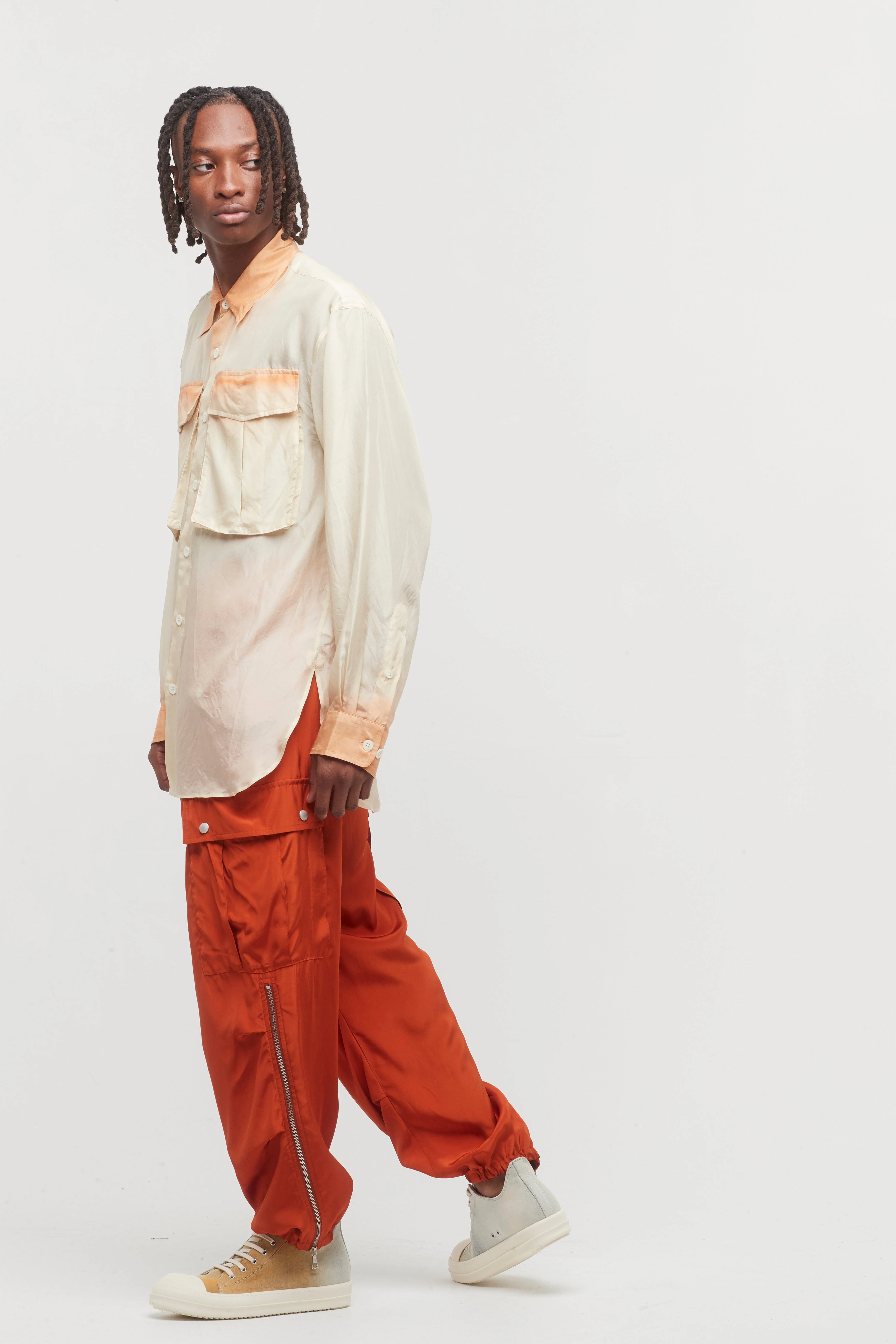 Dries Van Noten Pentin Pants in Rust - Image 4