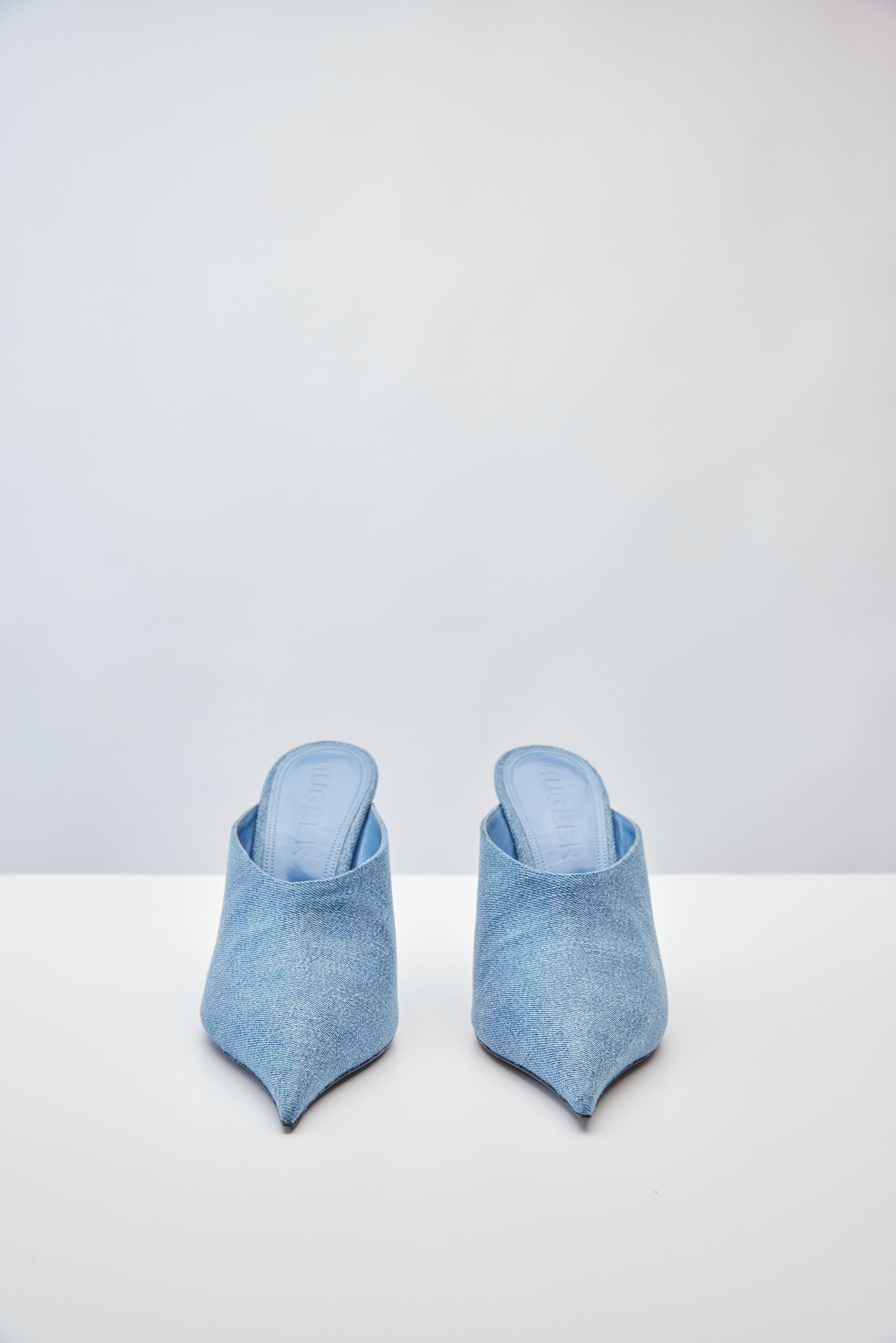 Mugler Denim Mule - Image 3