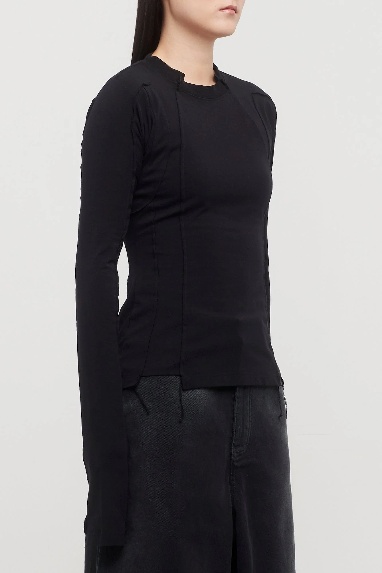 Vetements Blackout Cut Up Fitted Longsleeve - Image 2
