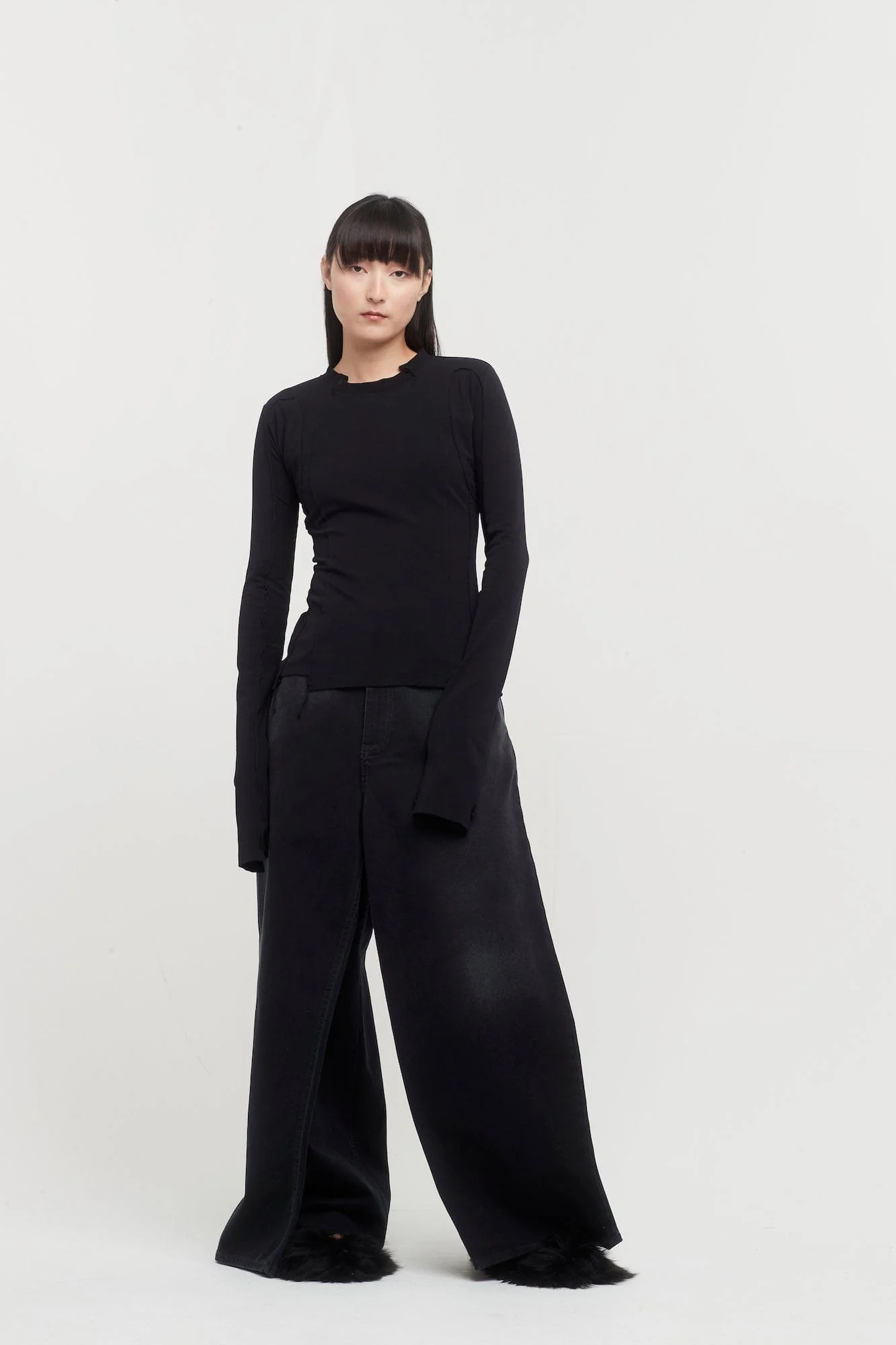 Vetements Blackout Cut Up Fitted Longsleeve - Image 5