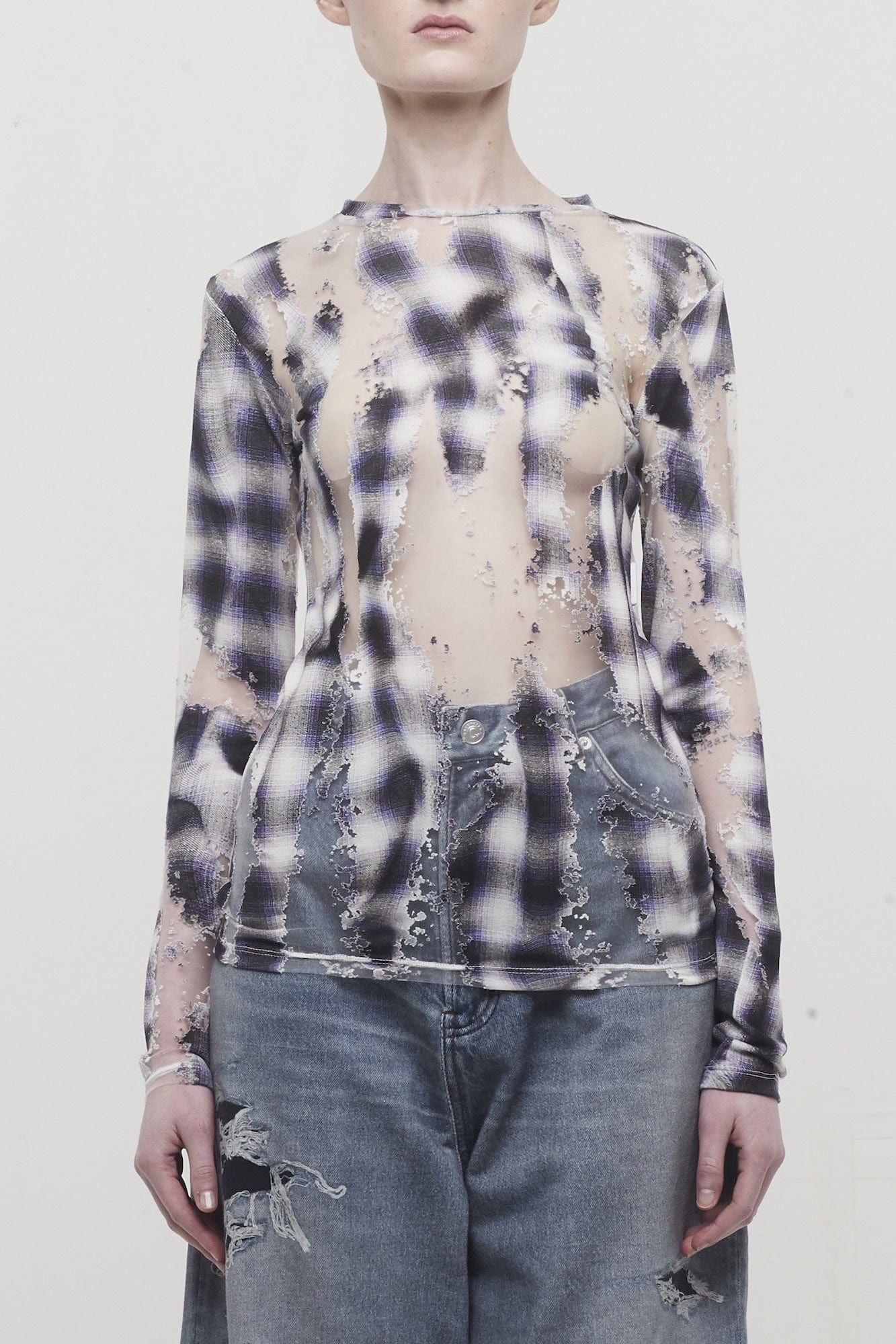 Y/Project Devore Long Sleeve Top
