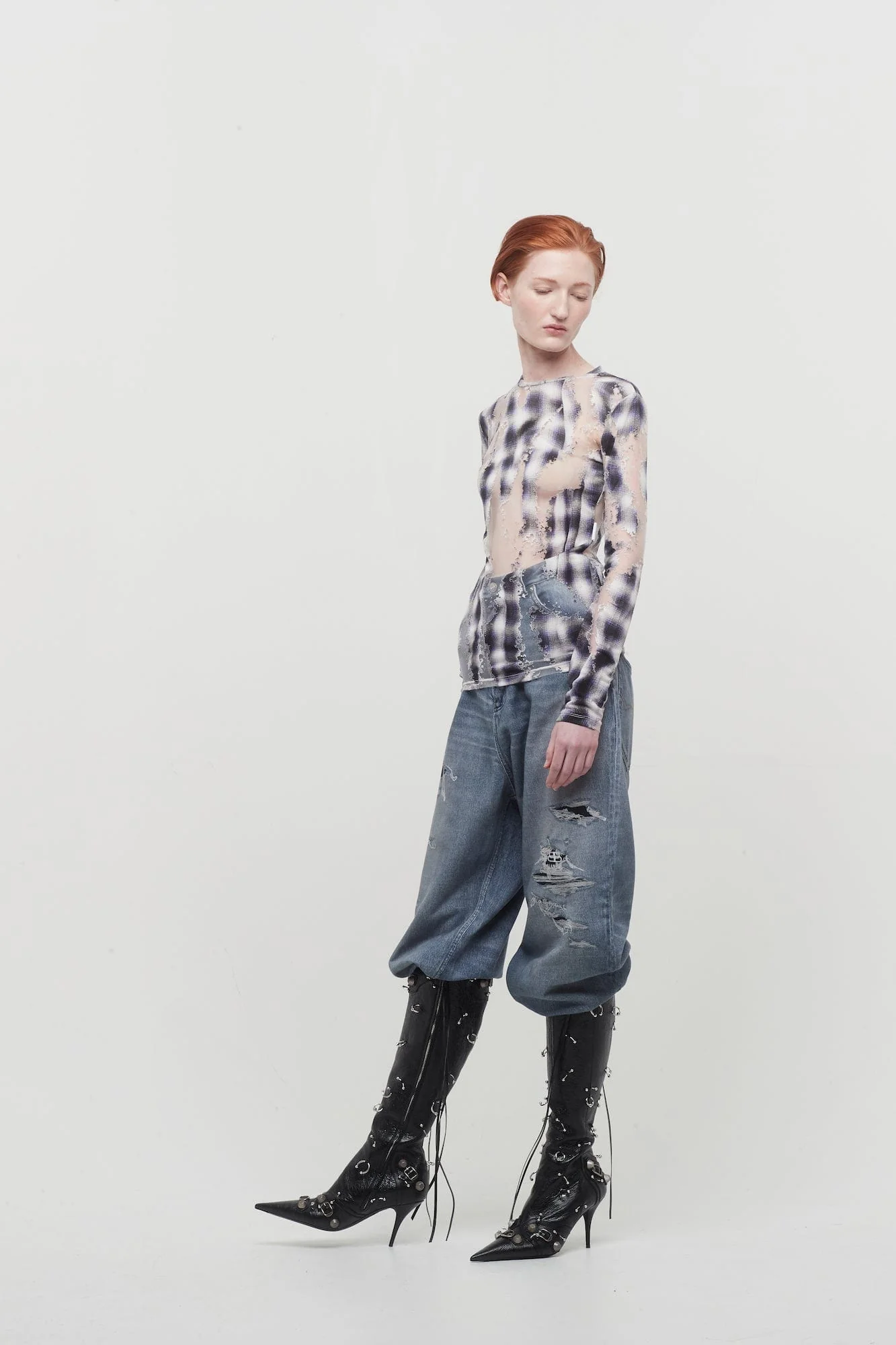 Y/Project Devore Long Sleeve Top - Image 4