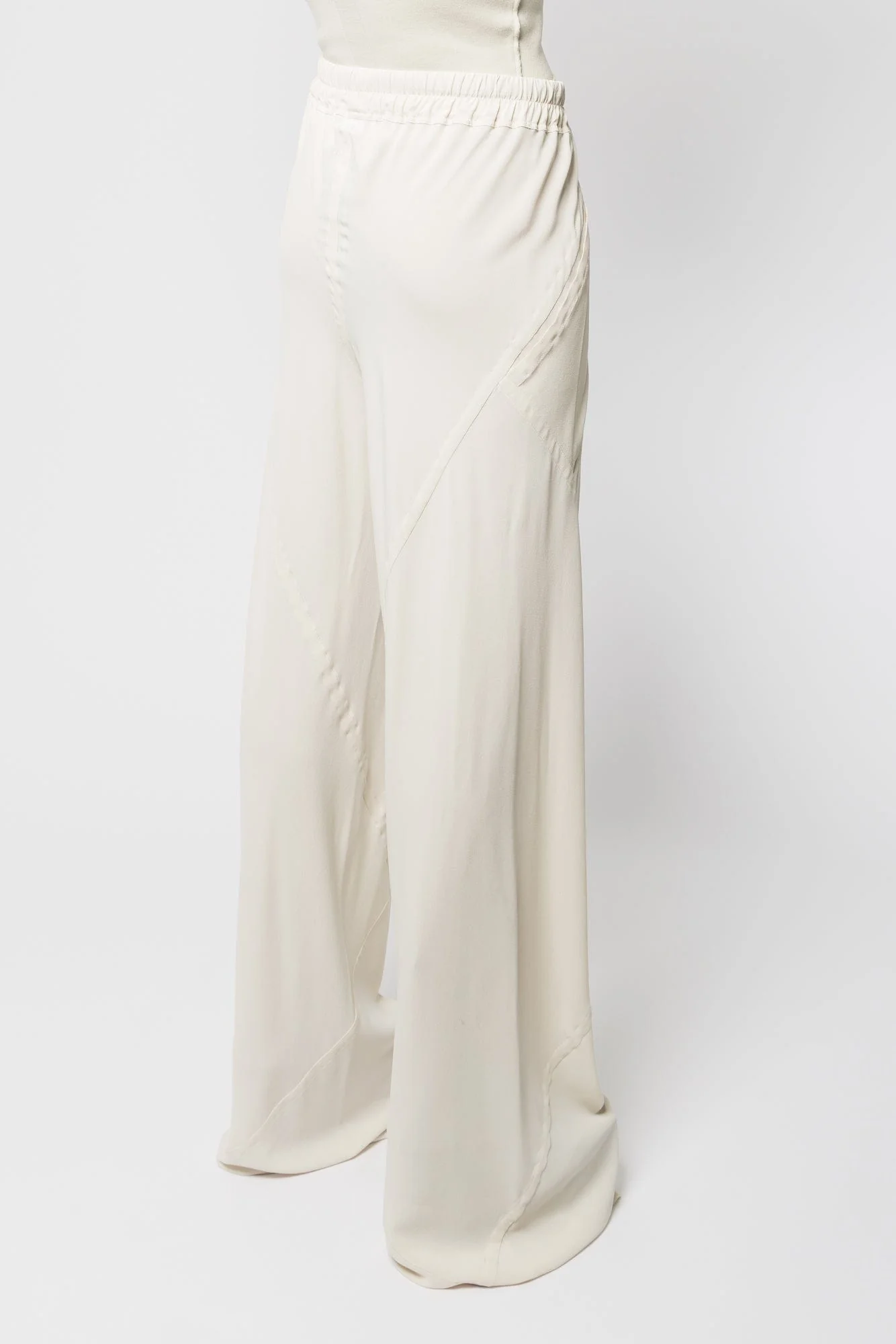 Rick Owens Drawstring Bias Pants in Dinge SS25 - Image 3