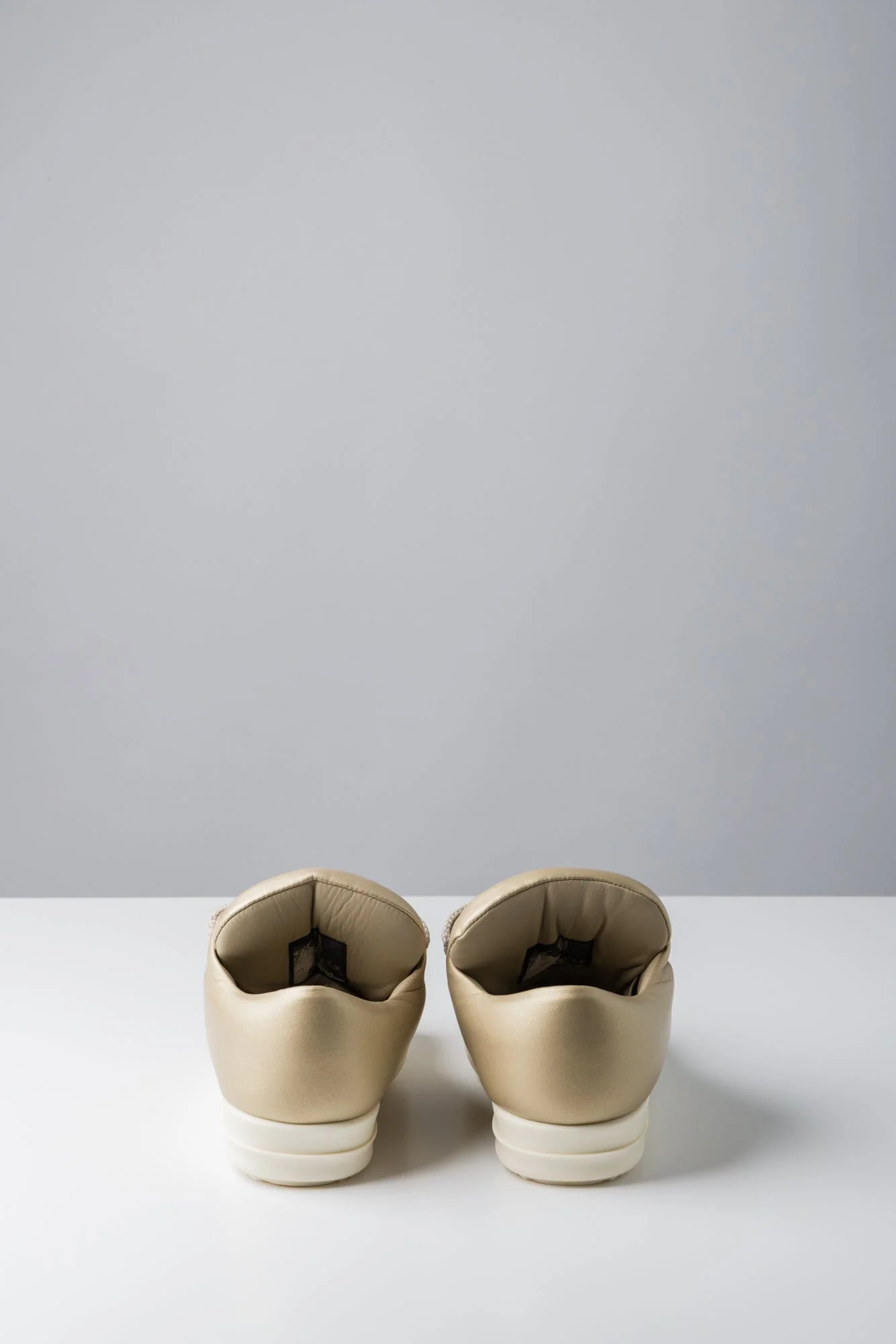 Rick Owens Jumbolace Low Sneaks in Gold - Image 5