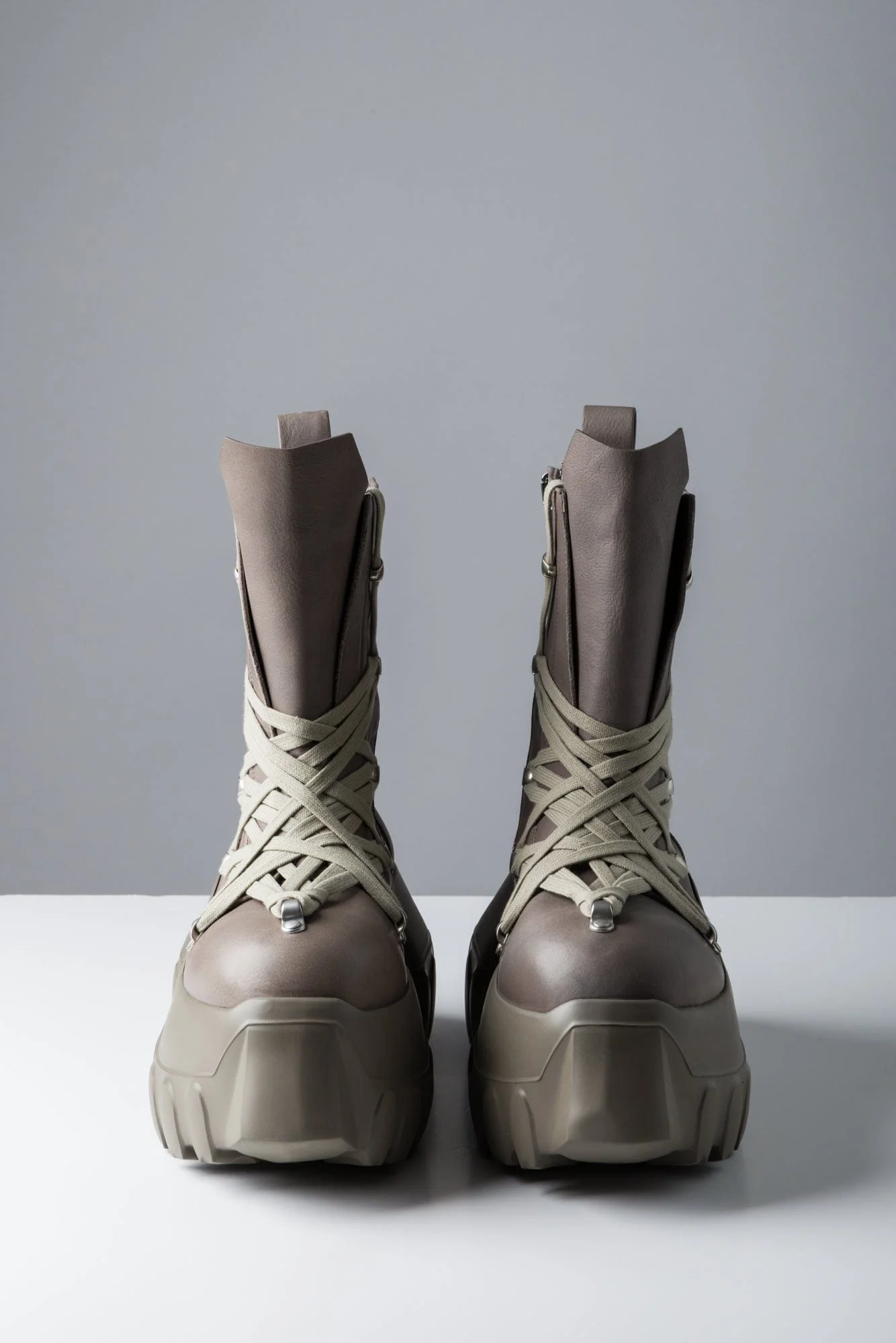 Rick Owens Megalaced Mega Tractor in Dust SS25 - Image 3