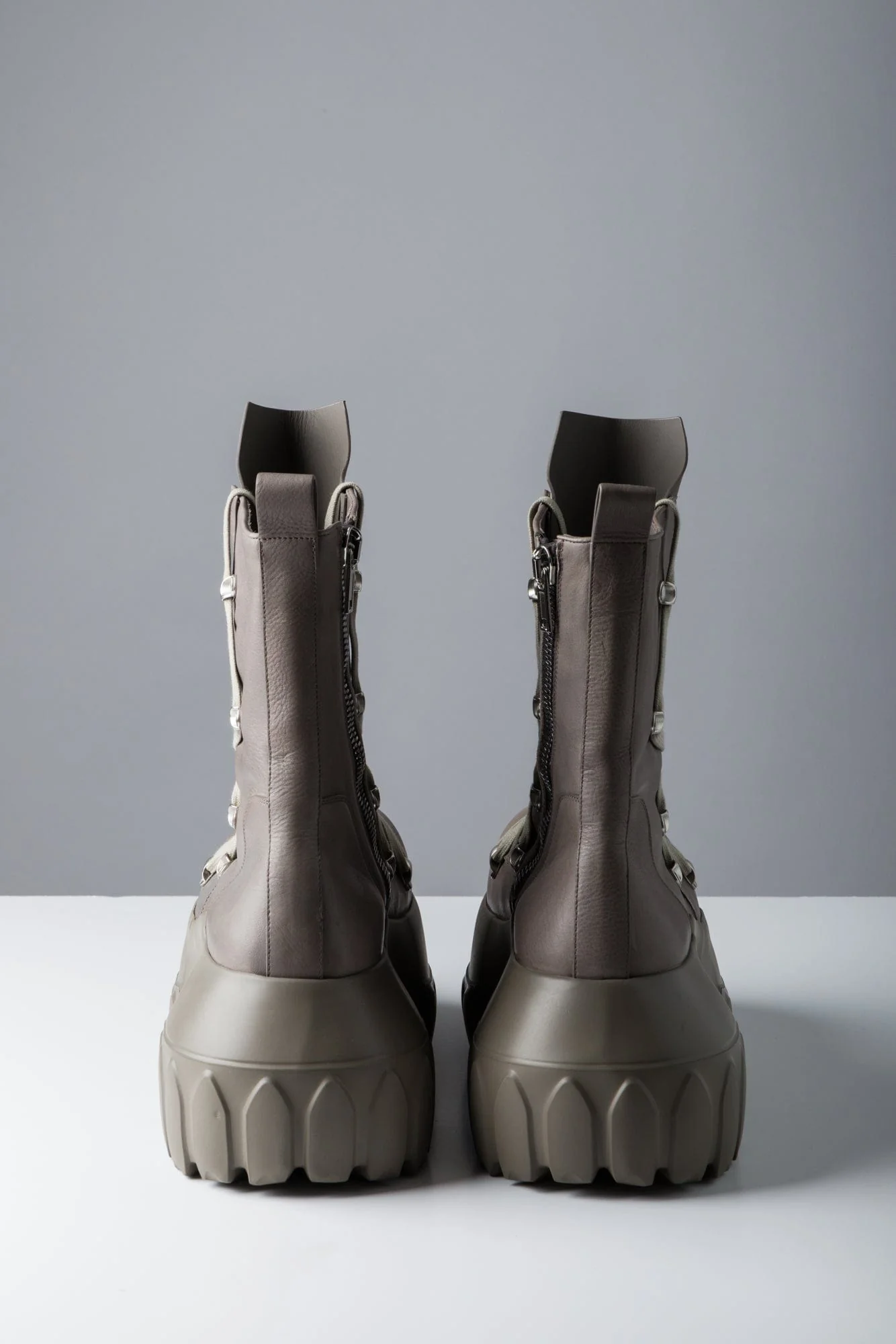 Rick Owens Megalaced Mega Tractor in Dust SS25 - Image 5