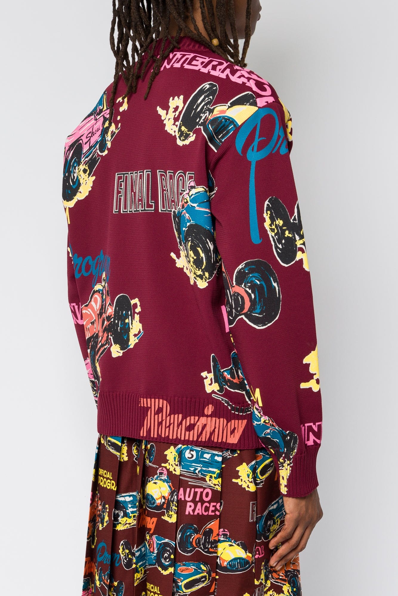 Sacai Car Race Knit Pullover - Image 3