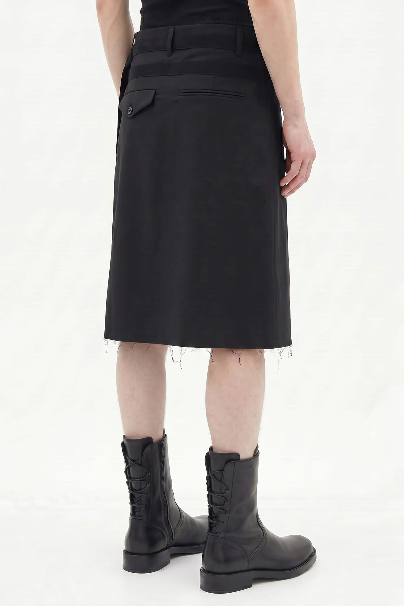Ann Demeulemeester Knee Length Kilt SS26 - Image 3