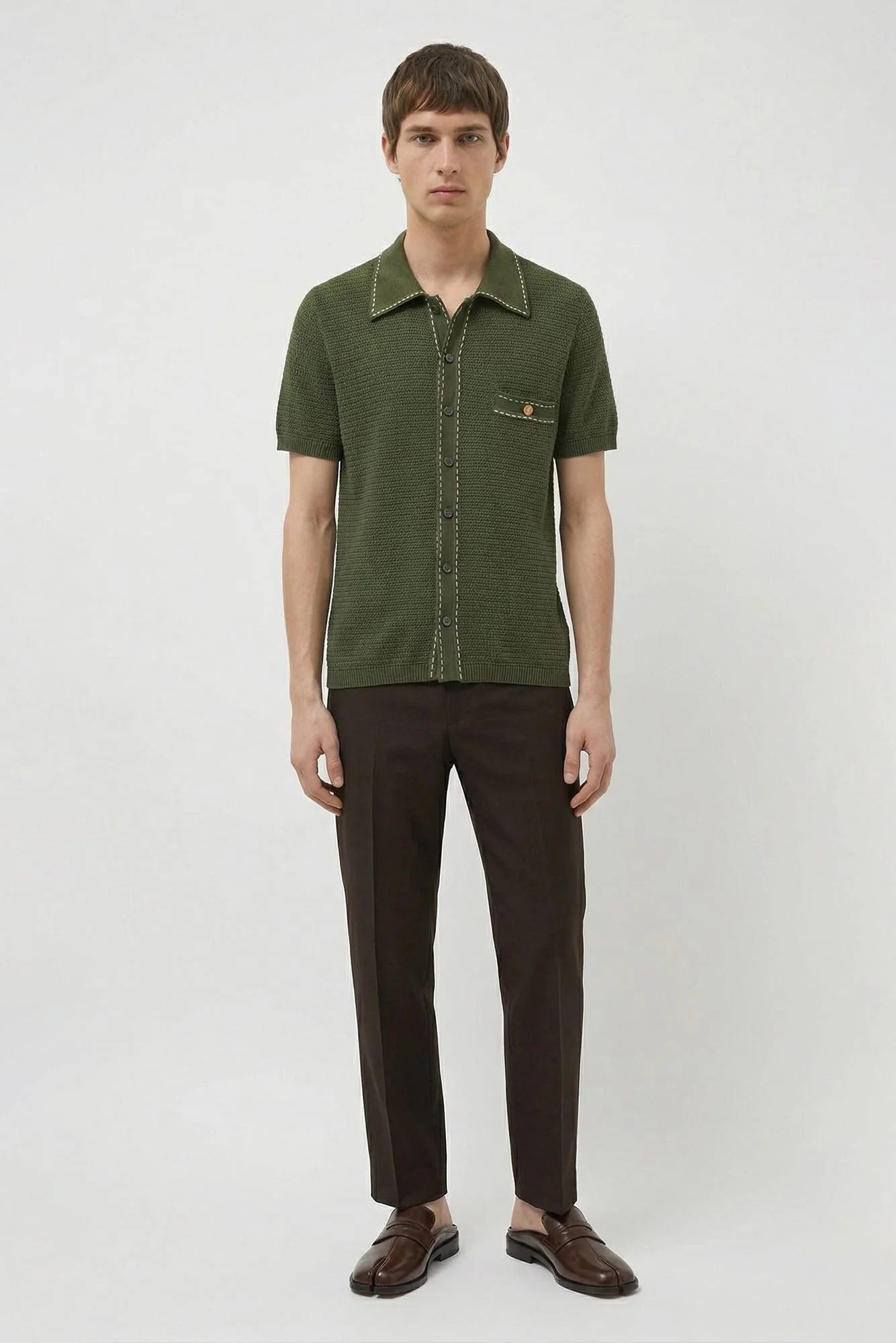Versace Knit Polo - Image 4