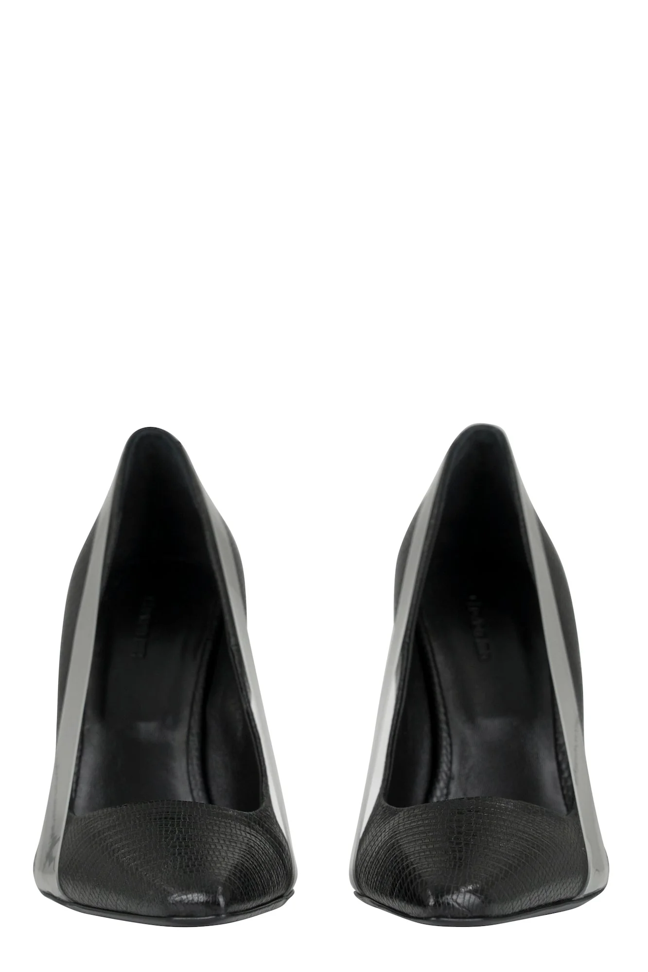 Steven Ma Wrapped Heels in Black Lizard - Image 2
