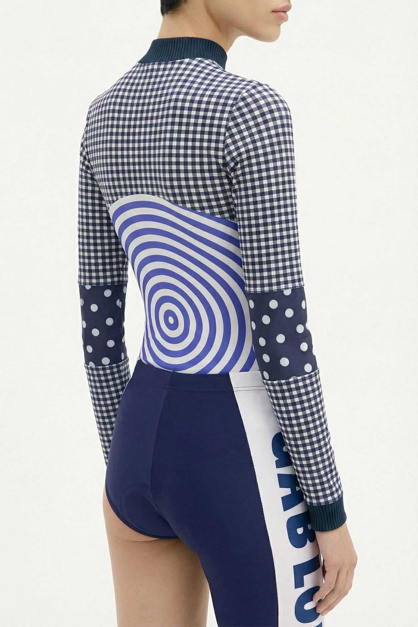 Jean Paul Gaultier Target Printed Long Sleeve Ribbed Top SS26 - Image 3