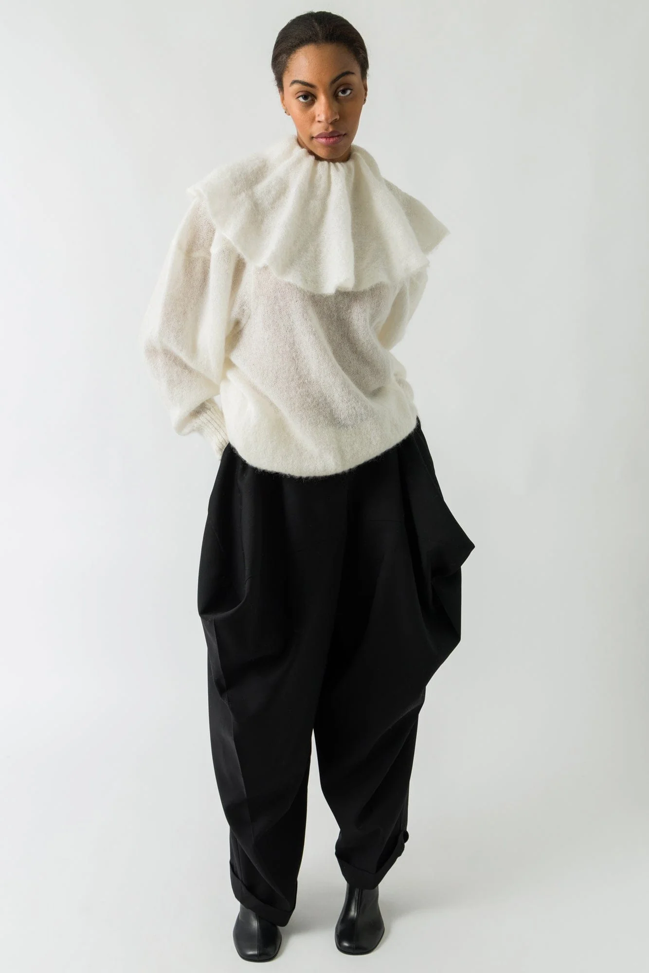 Viktor & Rolf Volant Neck Sweater - Image 4