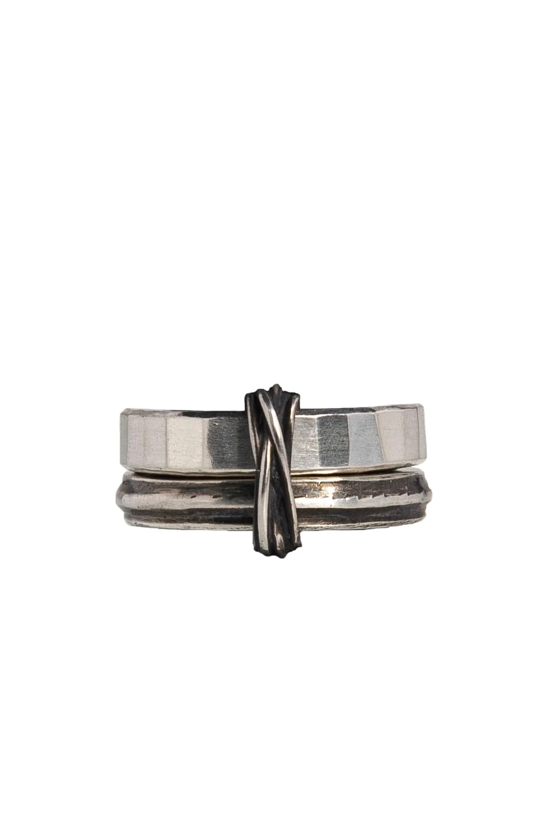 Werkstatt München Silver Connected Tape Ring - Image 3