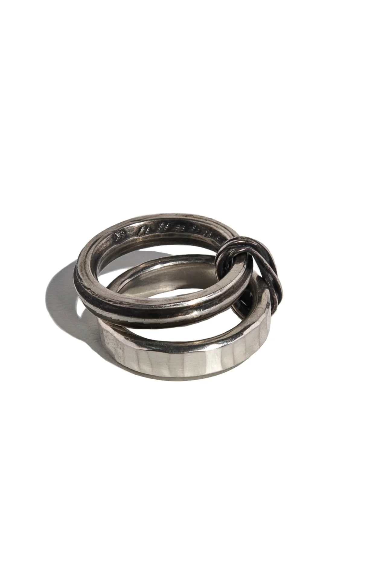 Werkstatt München Silver Connected Tape Ring - Image 4